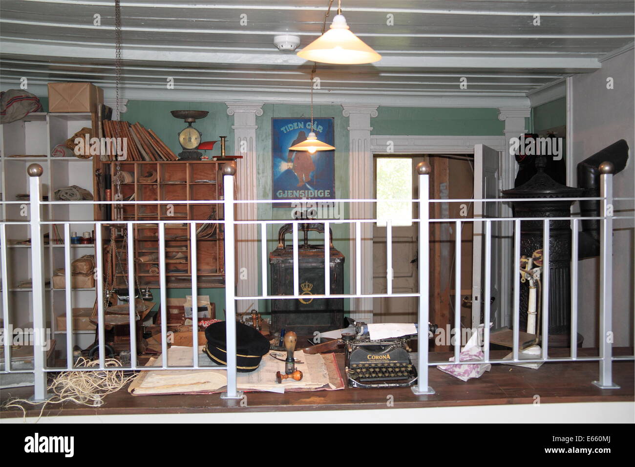 Grønning House Post Office, Old City, Trøndelag Folkemuseum