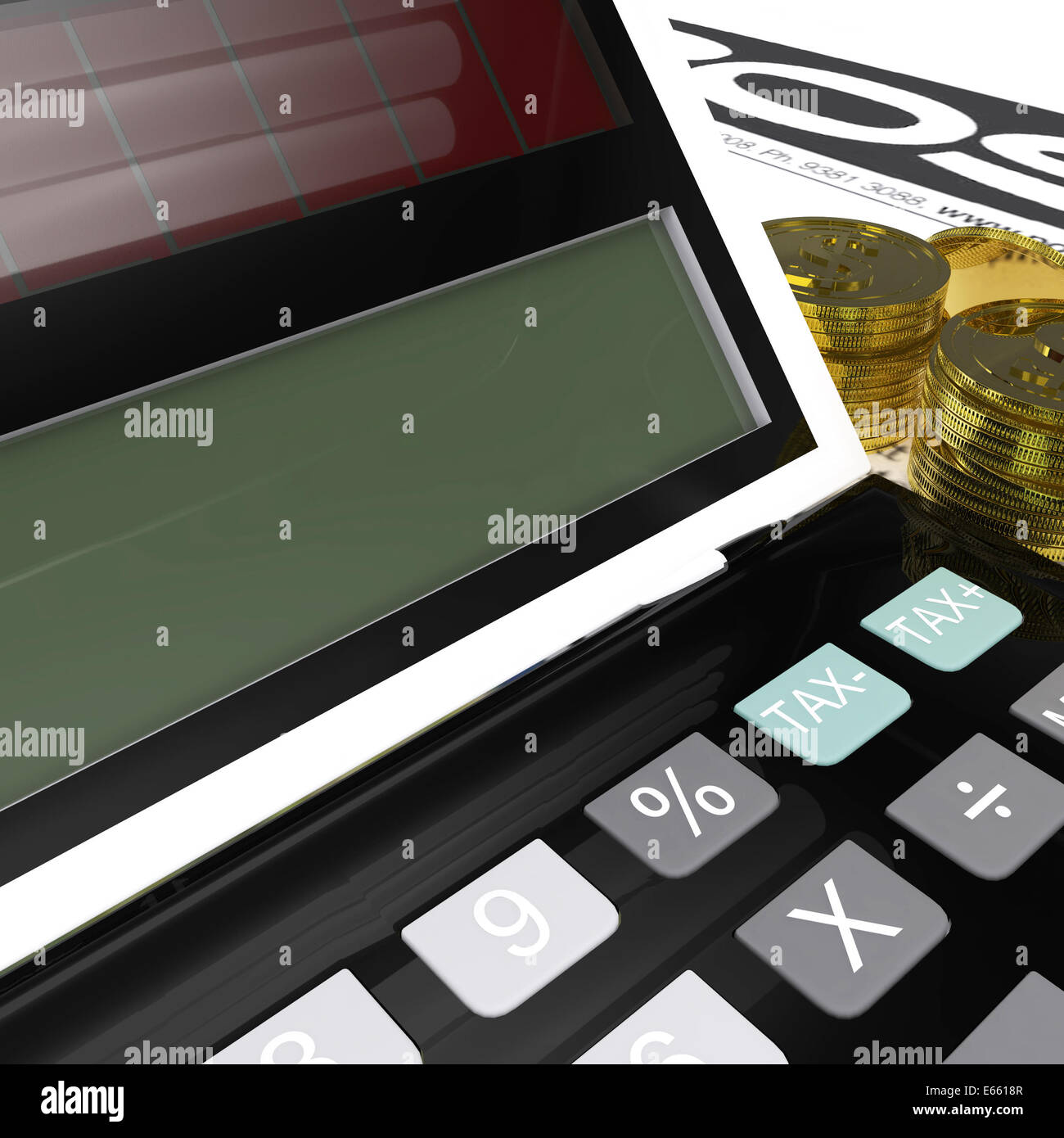 Blank Calculator Meaning Copyspace And Fill In Stock Photo Alamy