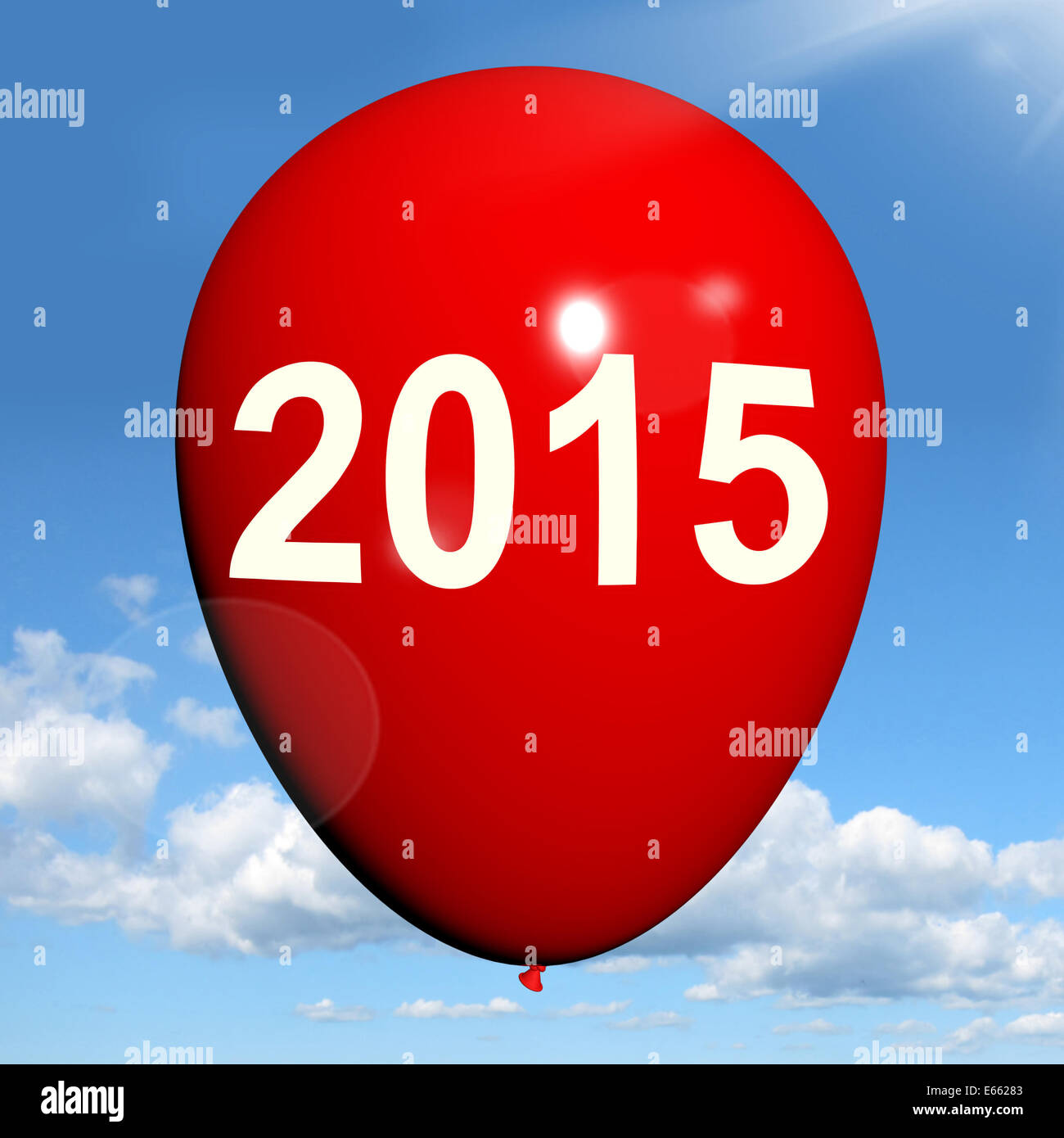 Number 20155 Two Thousand Fifteen on Balloon Showing Year 2015 Stock Photo - Alamy