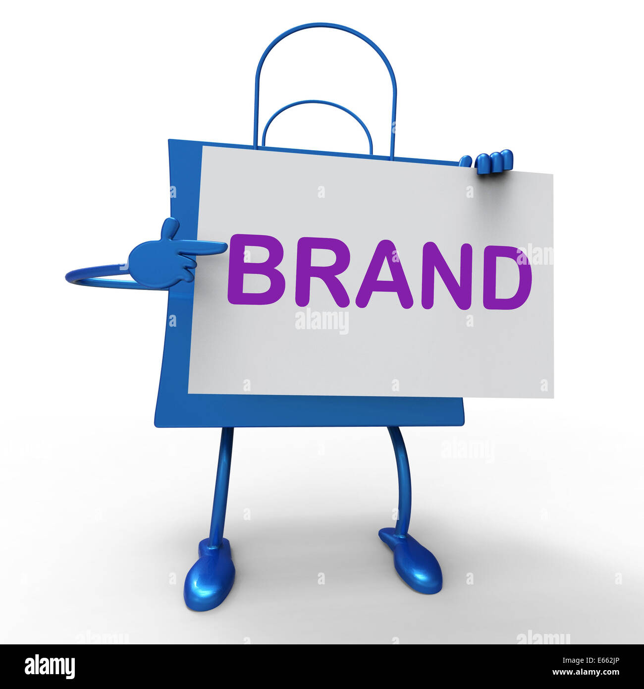 Brand Bag Showing Branding Trademark Or Product Label Stock Photo Alamy