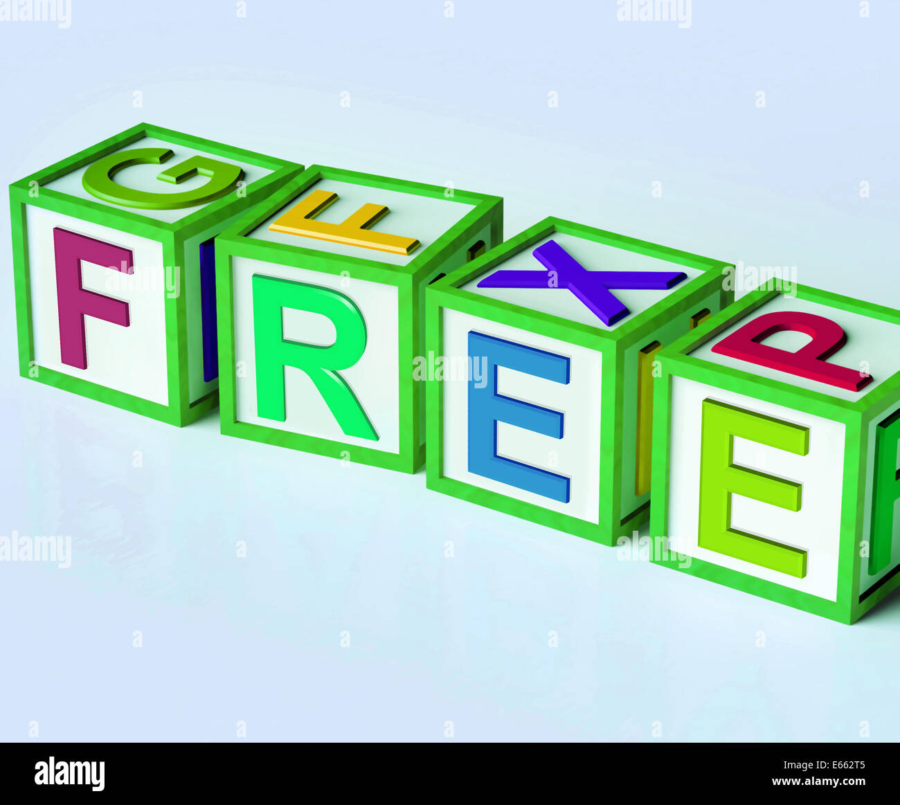Free Blocks Meaning Complimentary And No Charge Stock Photo Alamy