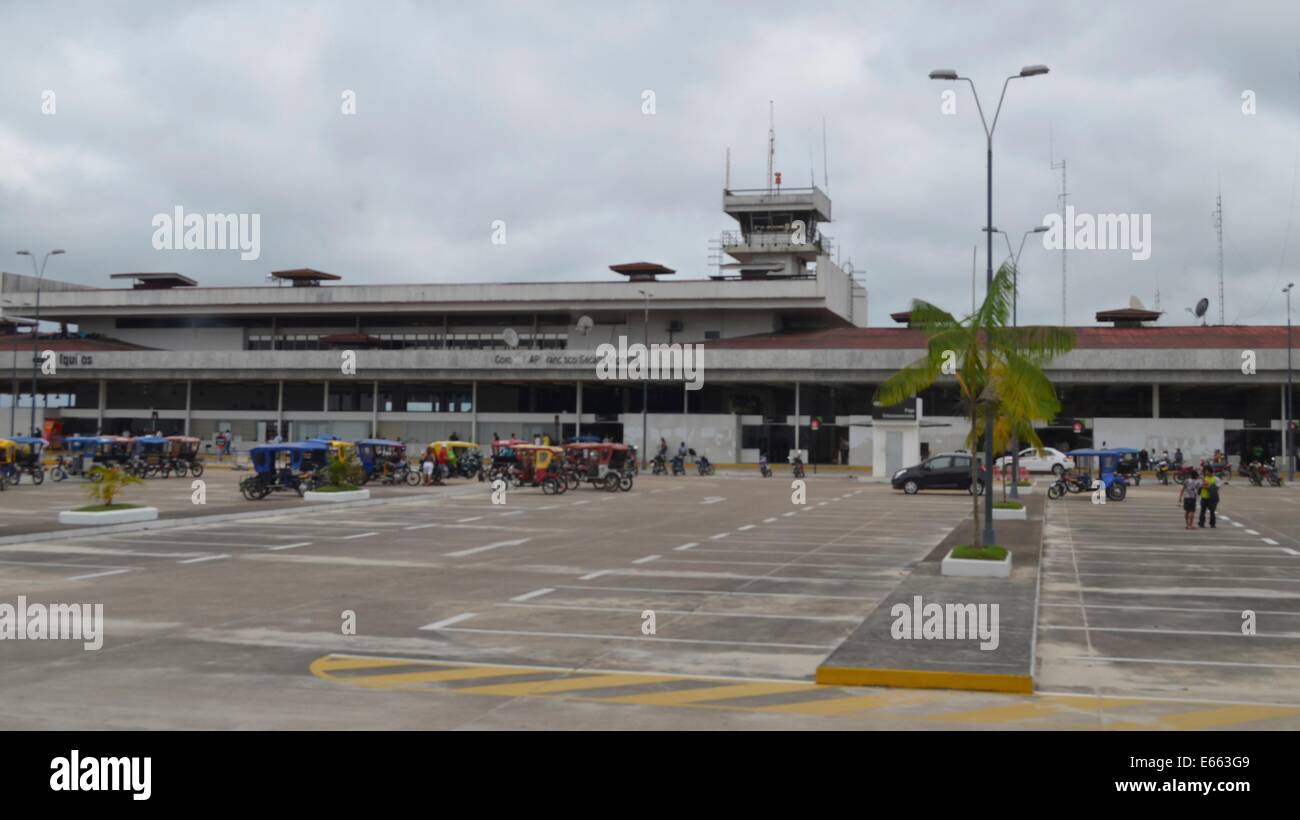 Coronel FAP Francisco Secada Vignetta International Airport, Iquitos, Peru Stock Photo