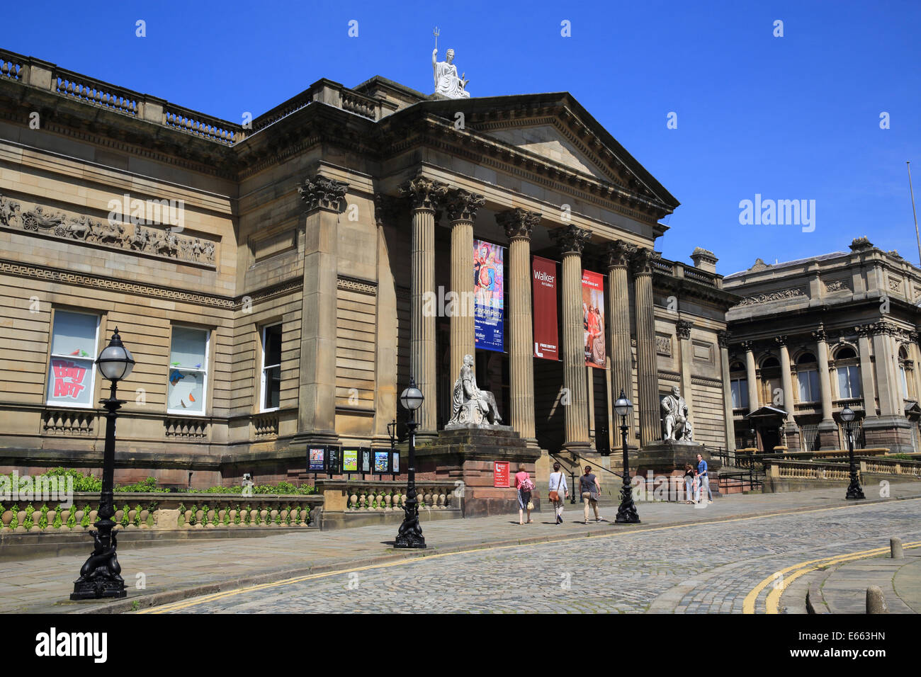 The Walker Art Gallery, in Liverpool, housing one of the finest art collections in England, UK