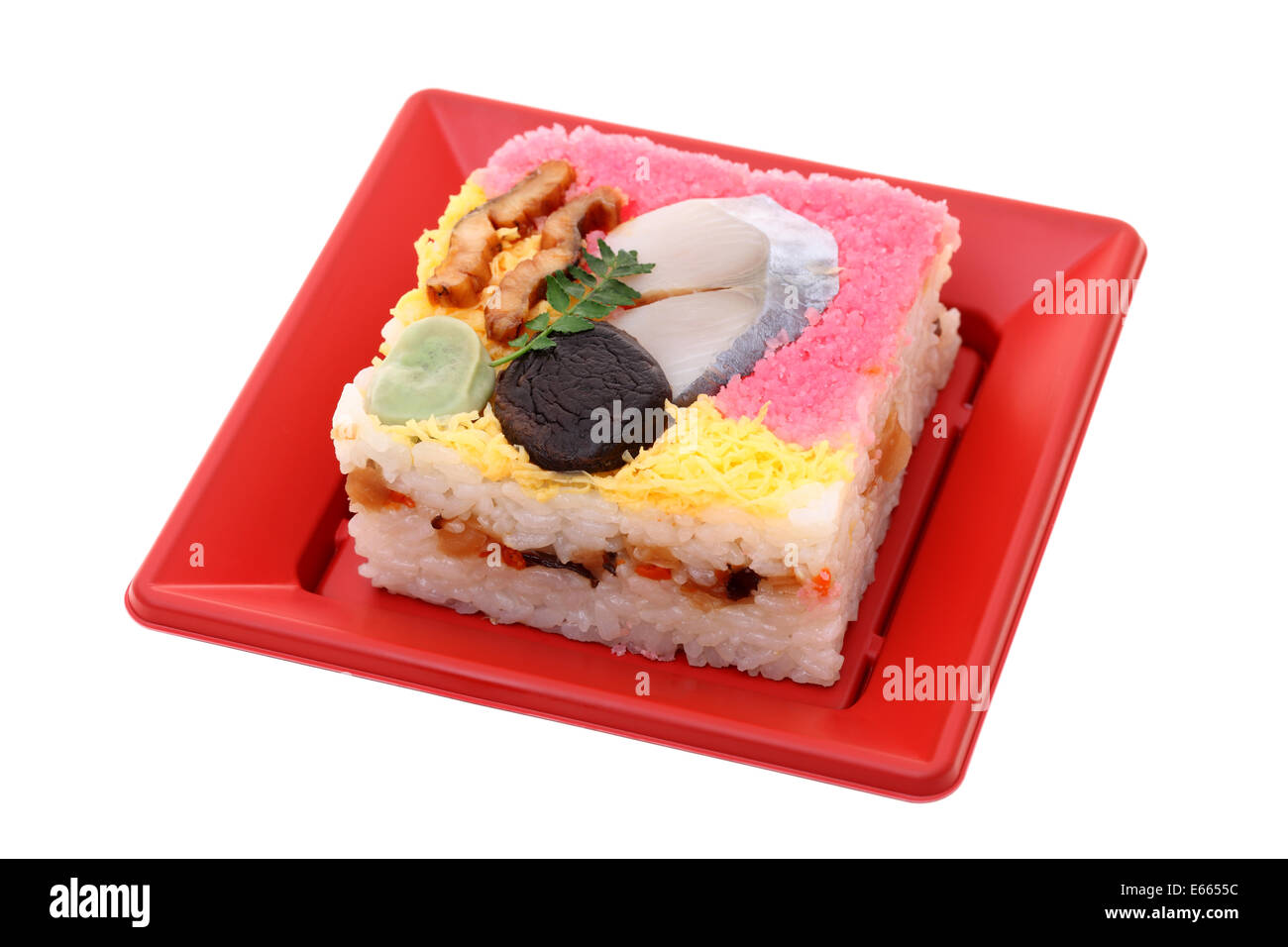 Japanese sushi, traditional Japanese food Stock Photo