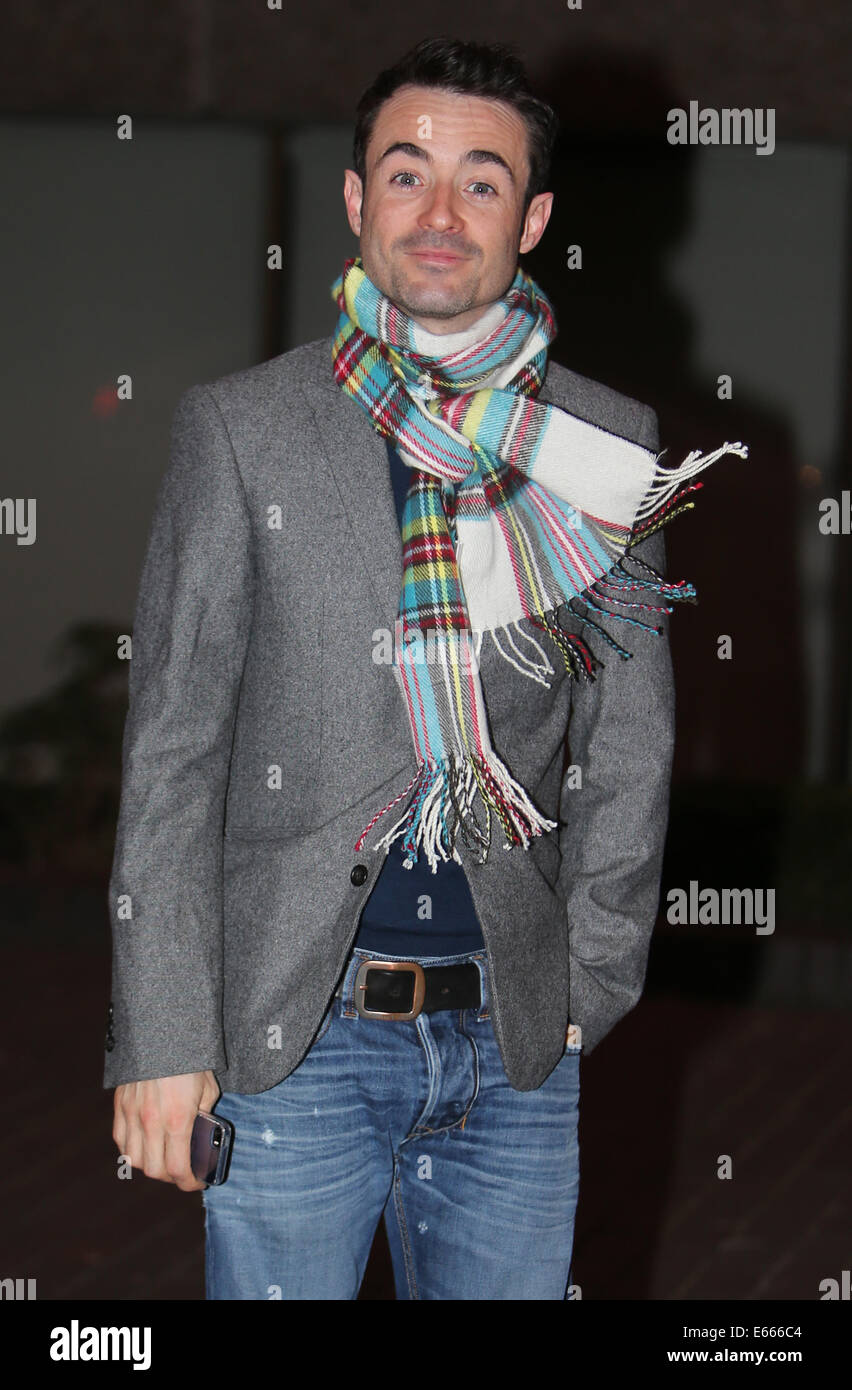 Joseph McFadden outside ITV Studios Featuring Joseph McFadden Where