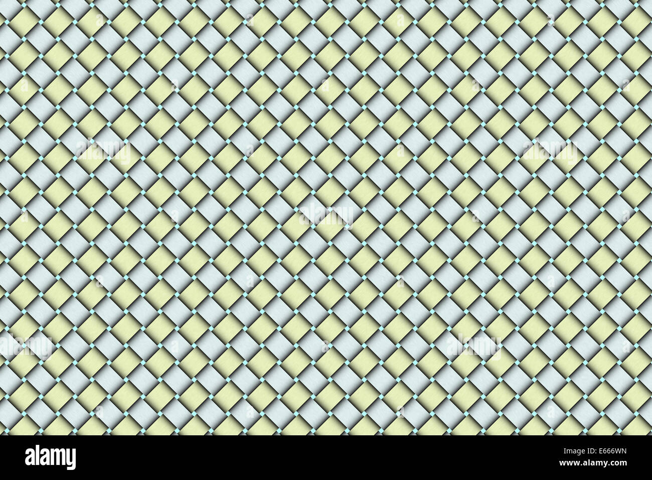 Weave pattern, intertwined bands, interwoven, interlace pattern background Stock Photo