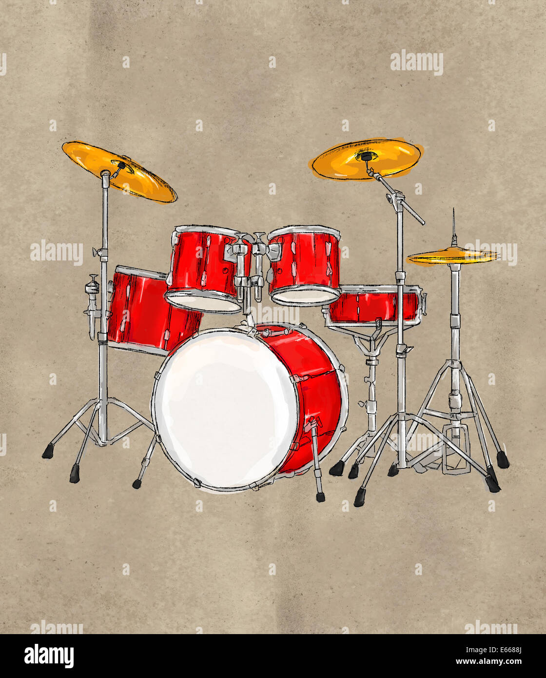 8405 Drum Set Drawing Images Stock Photos  Vectors  Shutterstock