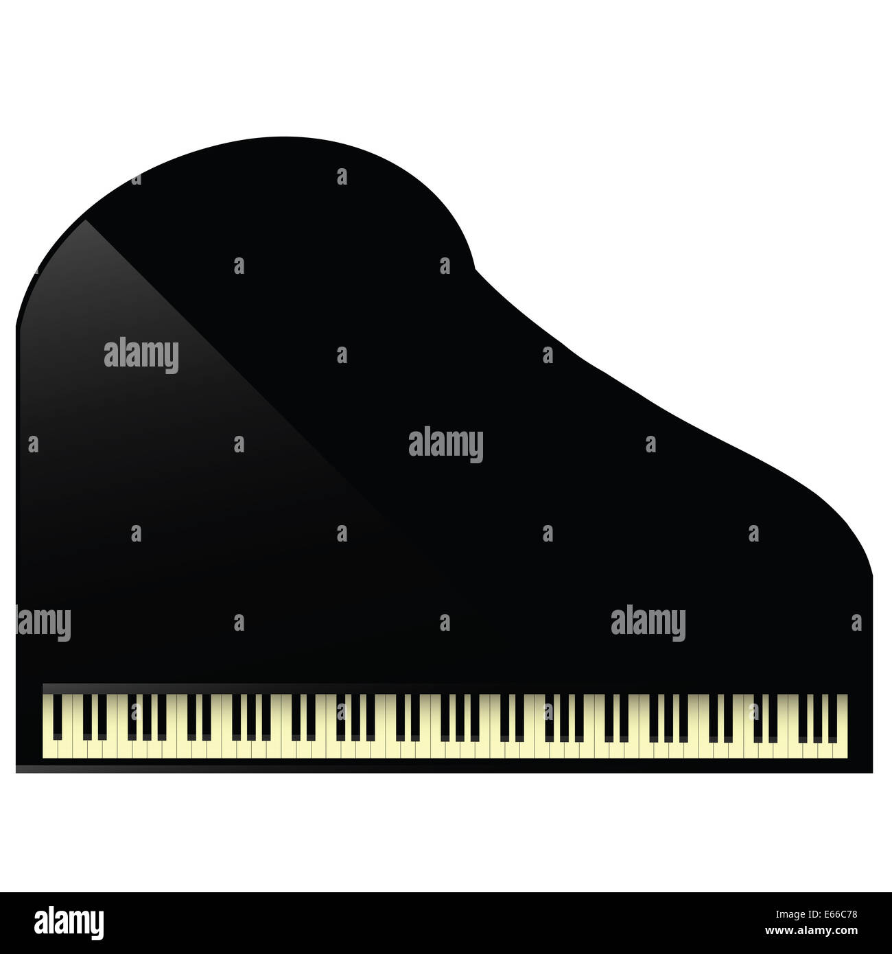 Black grand piano icon hi-res stock photography and images - Alamy