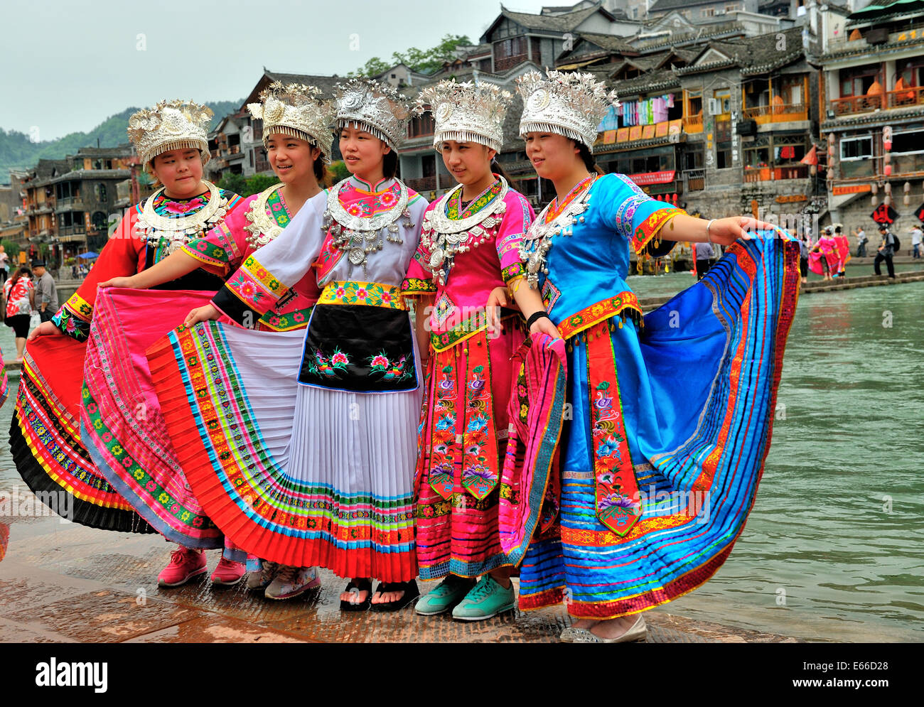 Tujia traditional customs Stock Photo 72671376 Alamy