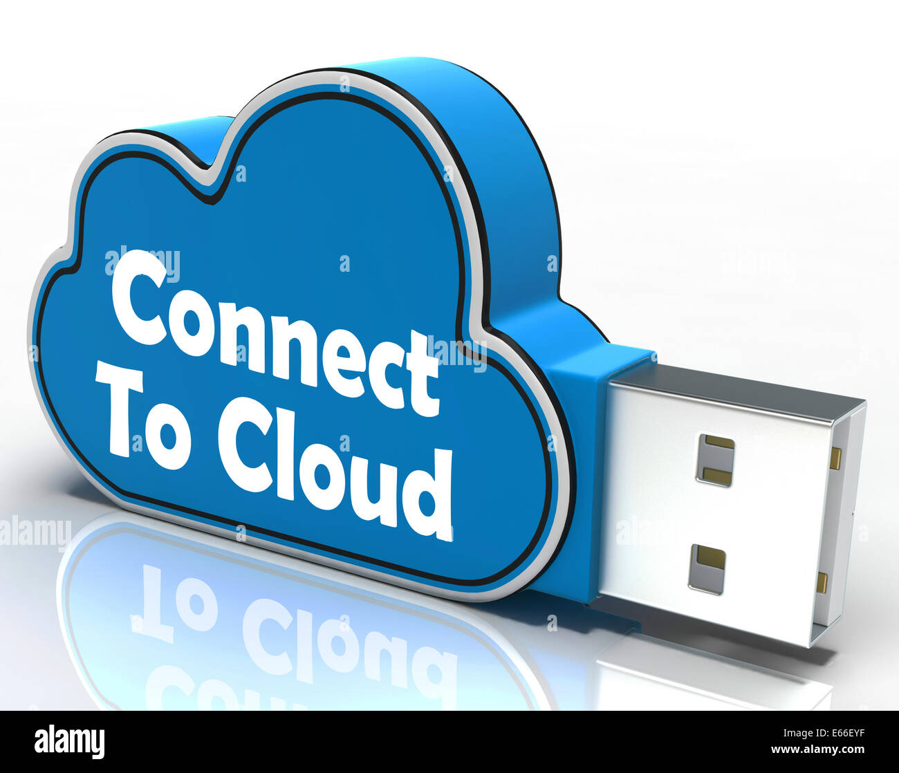 Connect To Cloud Pen drive Meaning Connection Support And Cloud