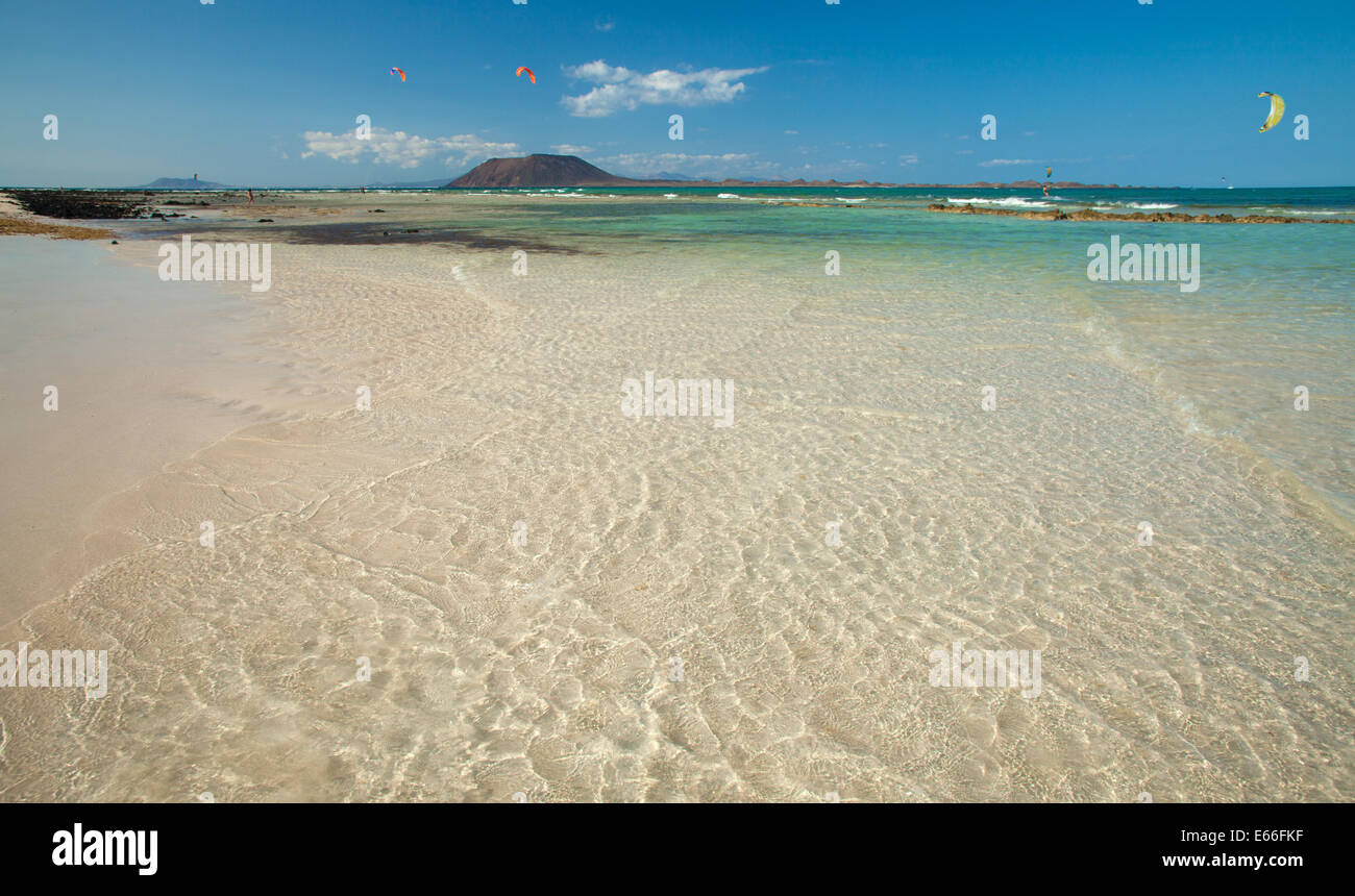 Fuerteventura, Flag Beach Stock Photo Alamy