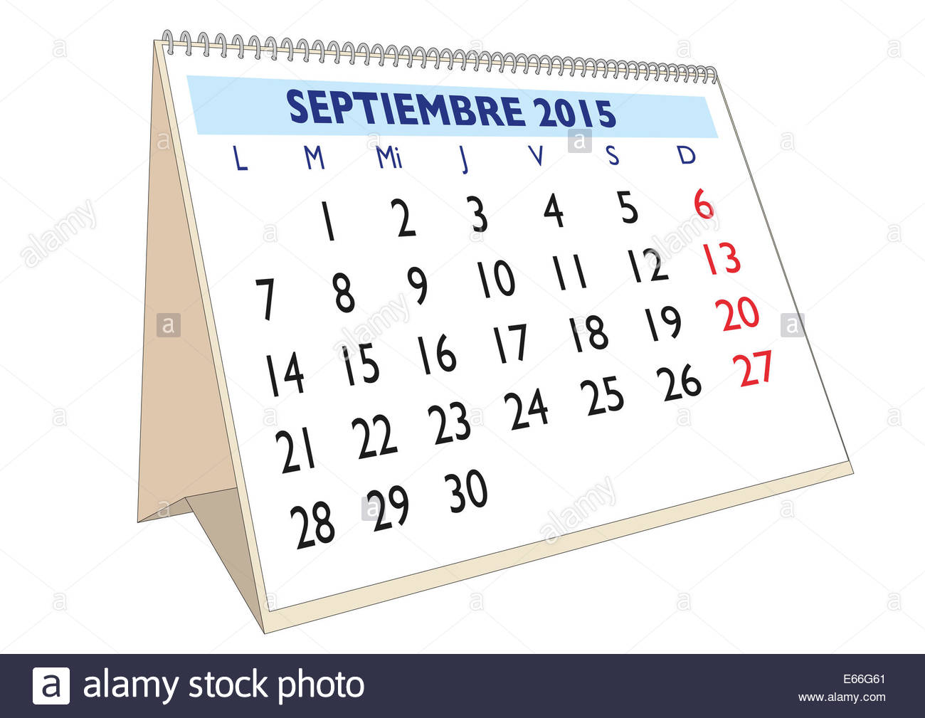 september month in a year 2015 calendar in spanish septiembre 2015