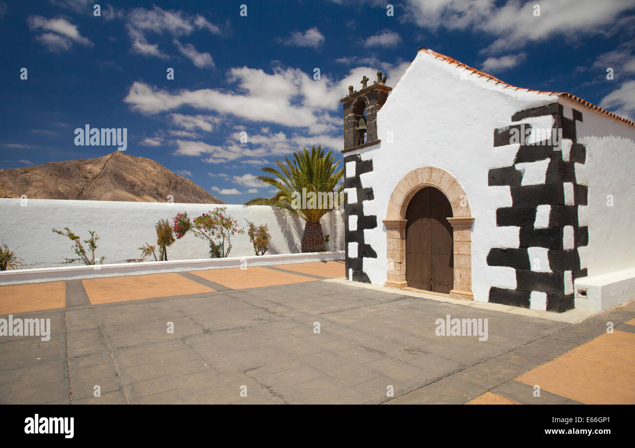 Tindaya village, hermitage Ermita de Nuestra Senora de la Caridad Stock Photo