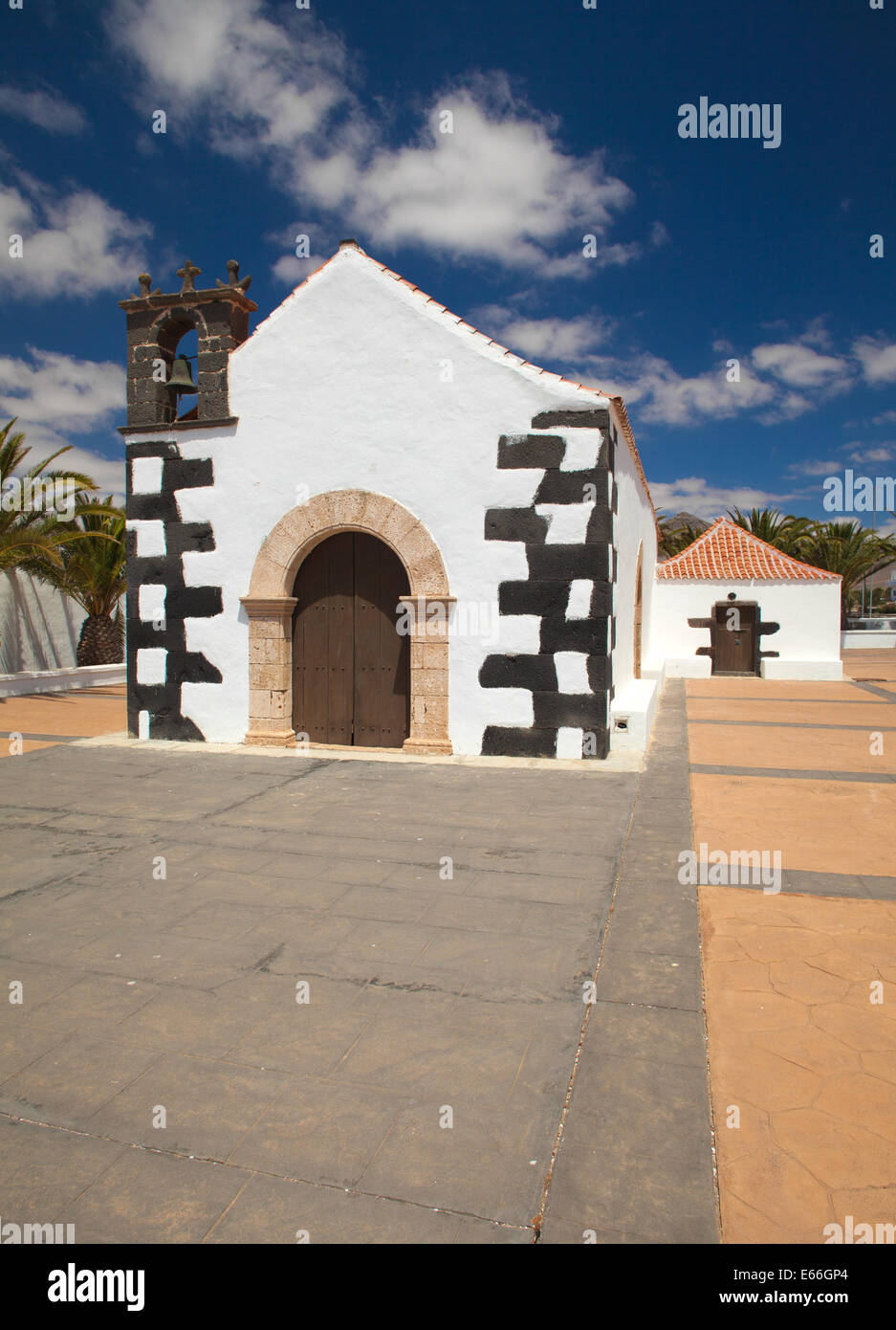 Tindaya village, hermitage Ermita de Nuestra Senora de la Caridad Stock Photo