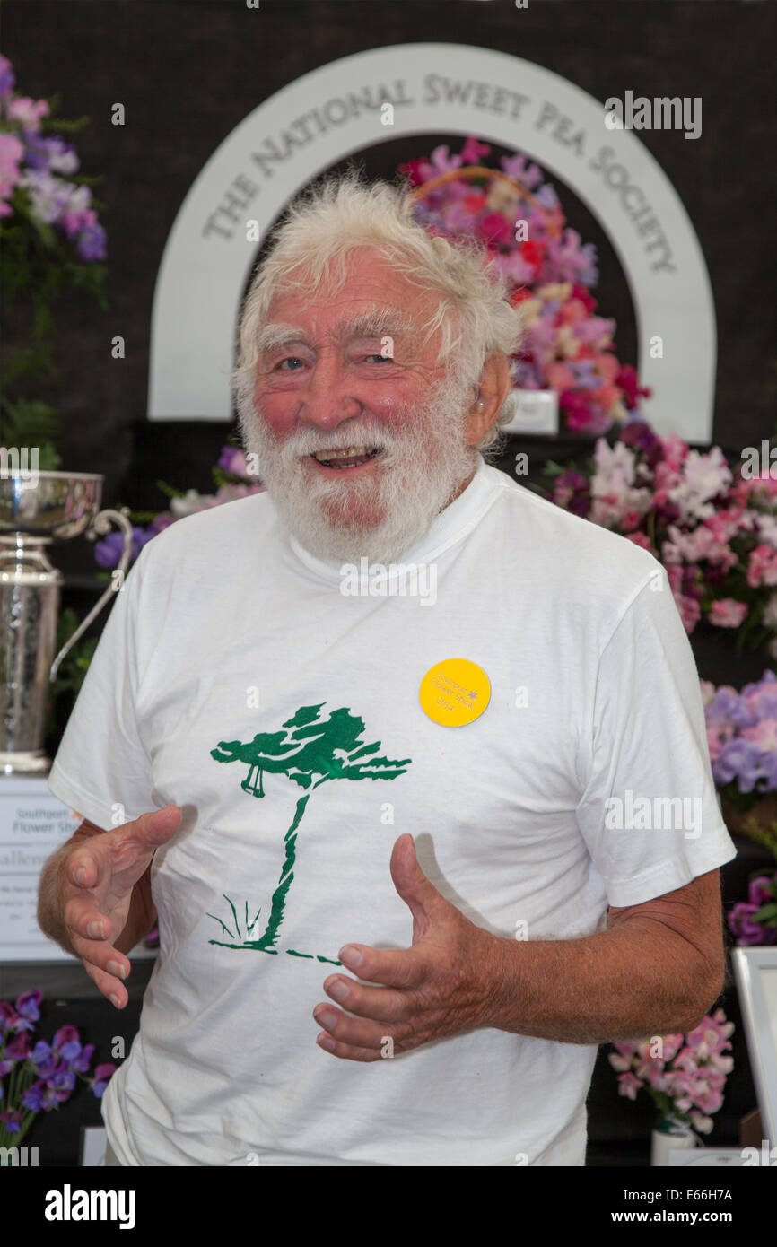 Prof. David James Bellamy OBE was an English botanist, television presenter, author and environmental campaigner at the 28th Southport Flower Show Showground Victoria Park, Southport, 2011  Merseyside, UK Stock Photo