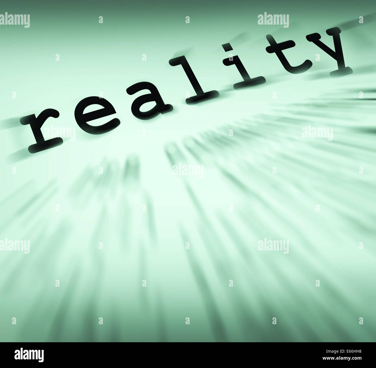 Reality Definition Displaying Certainty Truth And Facts Stock Photo Alamy