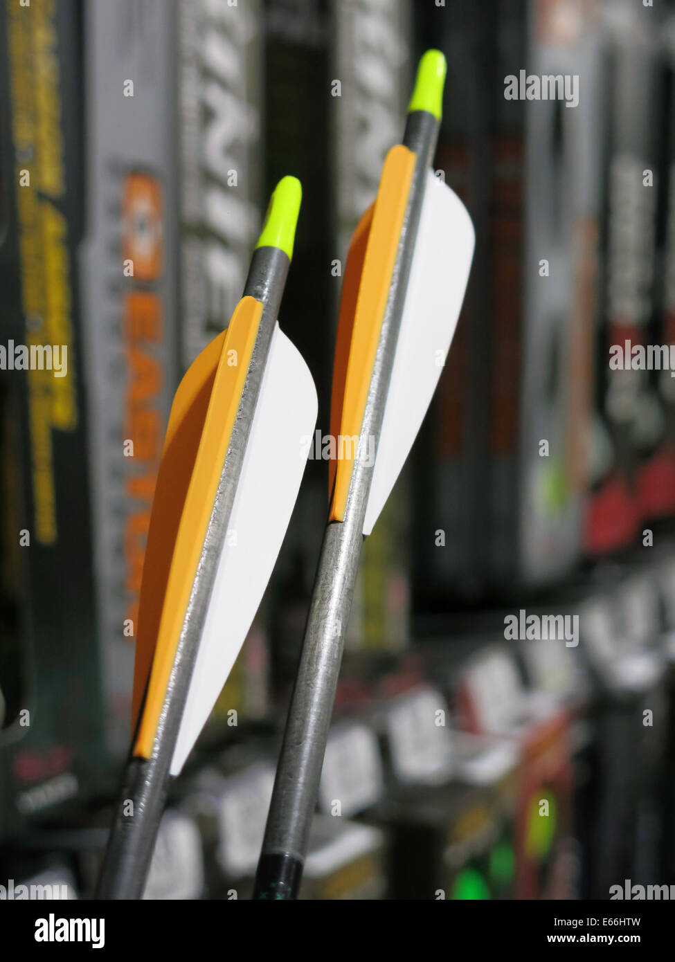 Arrow Vanes, Cabela's Sporting Goods Store in Missoula, MT, USA Stock