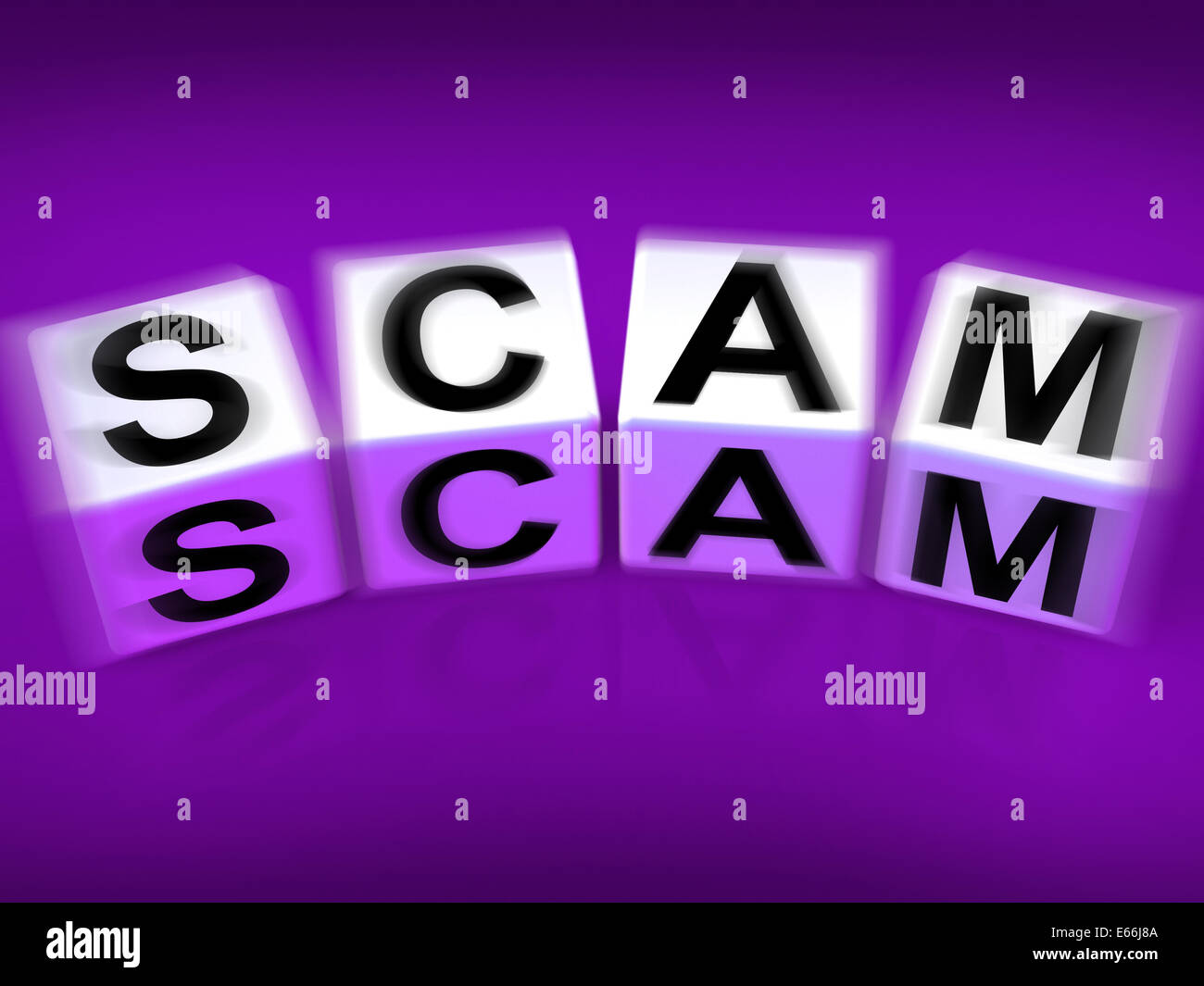 Scam Displaying Fraud Scheme to Ripoff or Deceive Stock Photo Alamy
