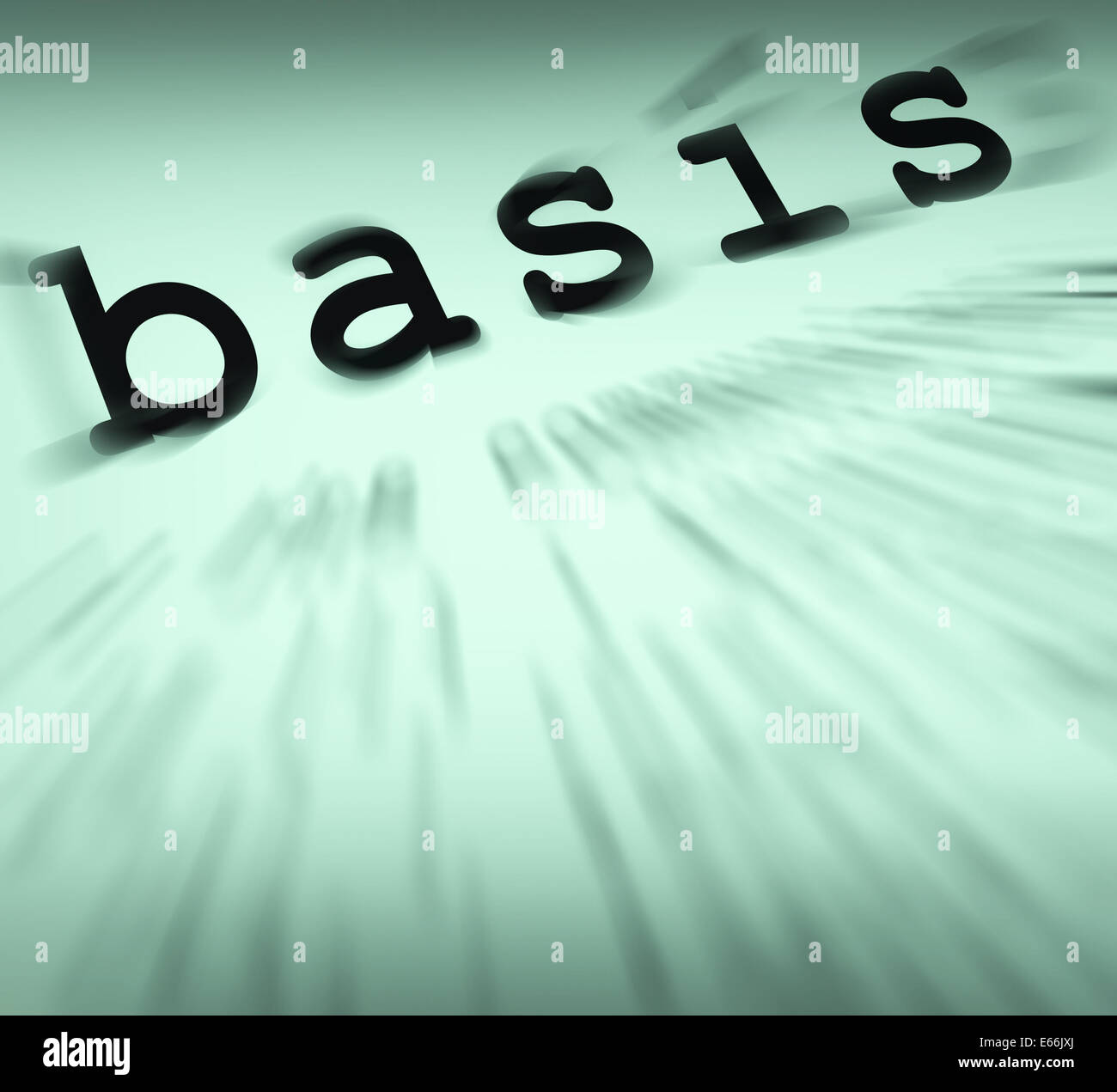 Basis Definition Displaying Principles And Essential Ideas Stock Photo