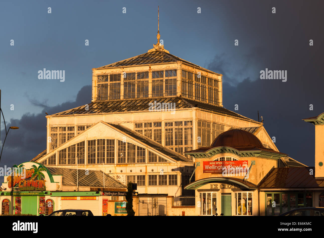 Winter Gardens Building, Wellington Pier, Great Yarmouth, UK Stock