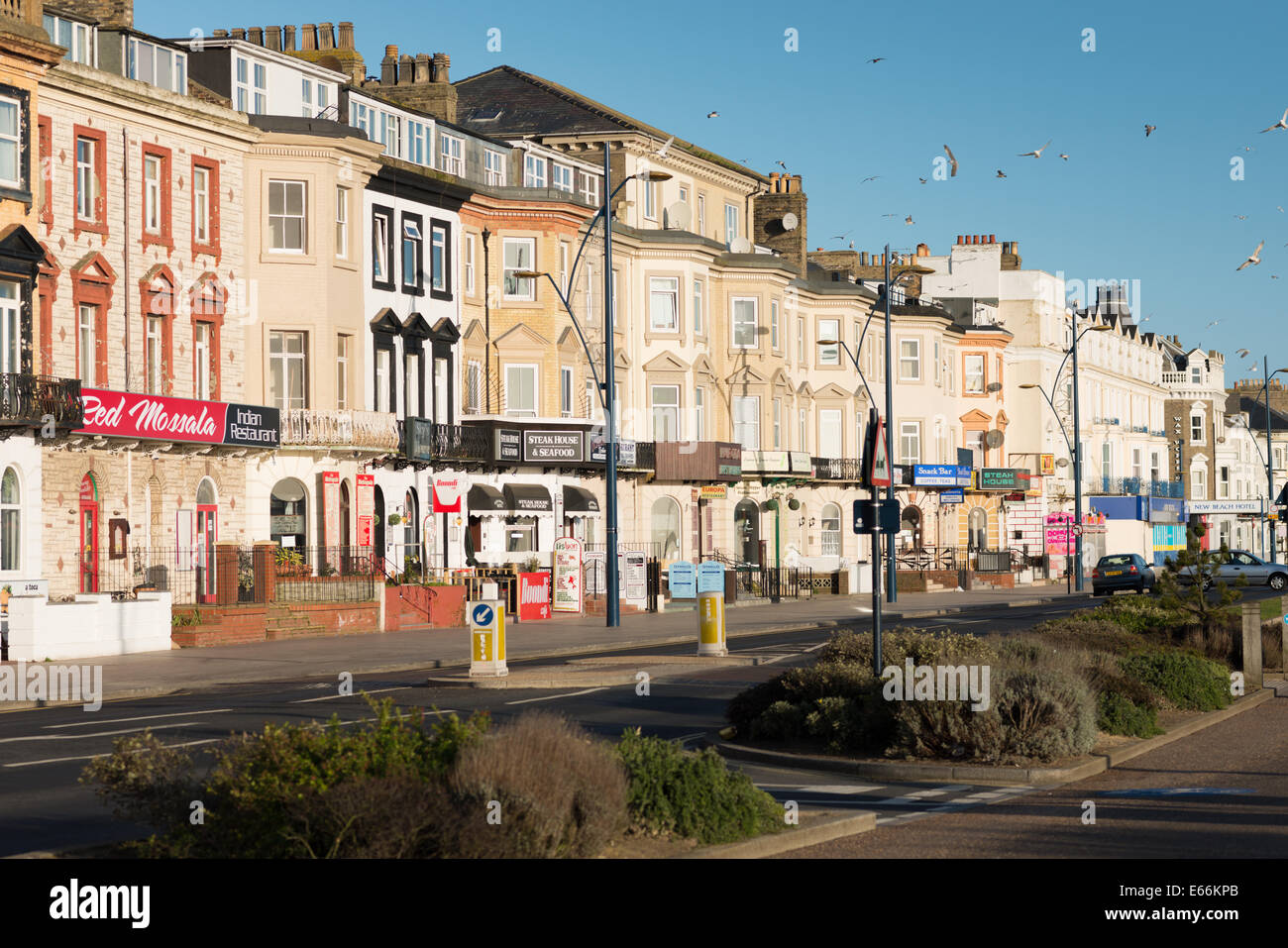 Great Yarmouth Esplanade, Marine Parade, Norfolk, UK Stock Photo Alamy