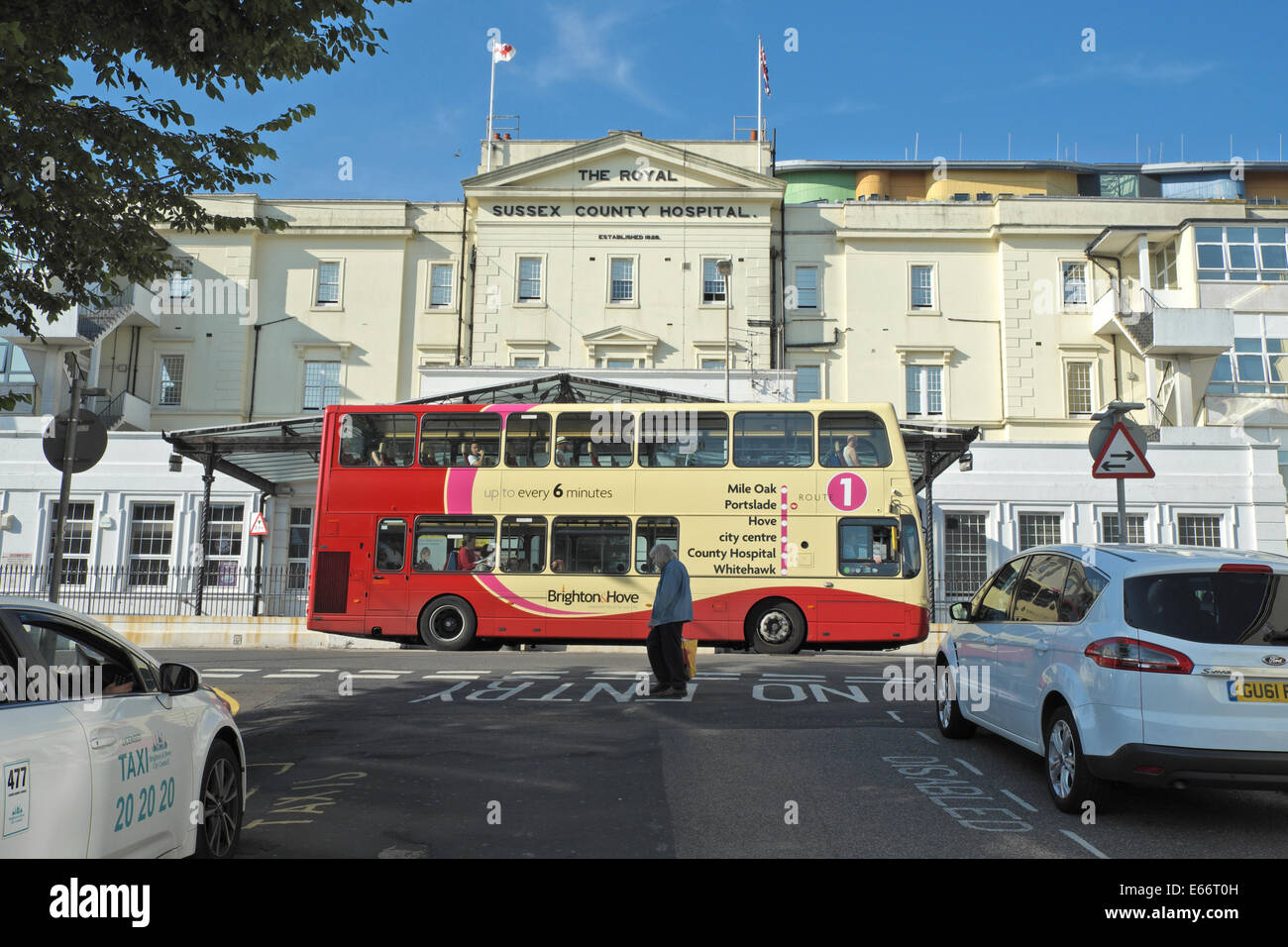 The Royal Sussex County Hospital Brighton, East Sussex, UK Stock Photo
