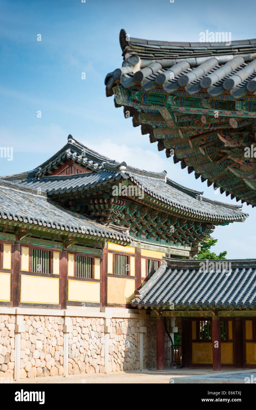 Bulguksa Temple, Gyeongju or Kyongju, South Korea. Stock Photo