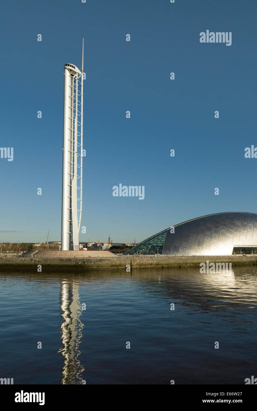 Glasgow Science Centre and Tower. Stock Photo