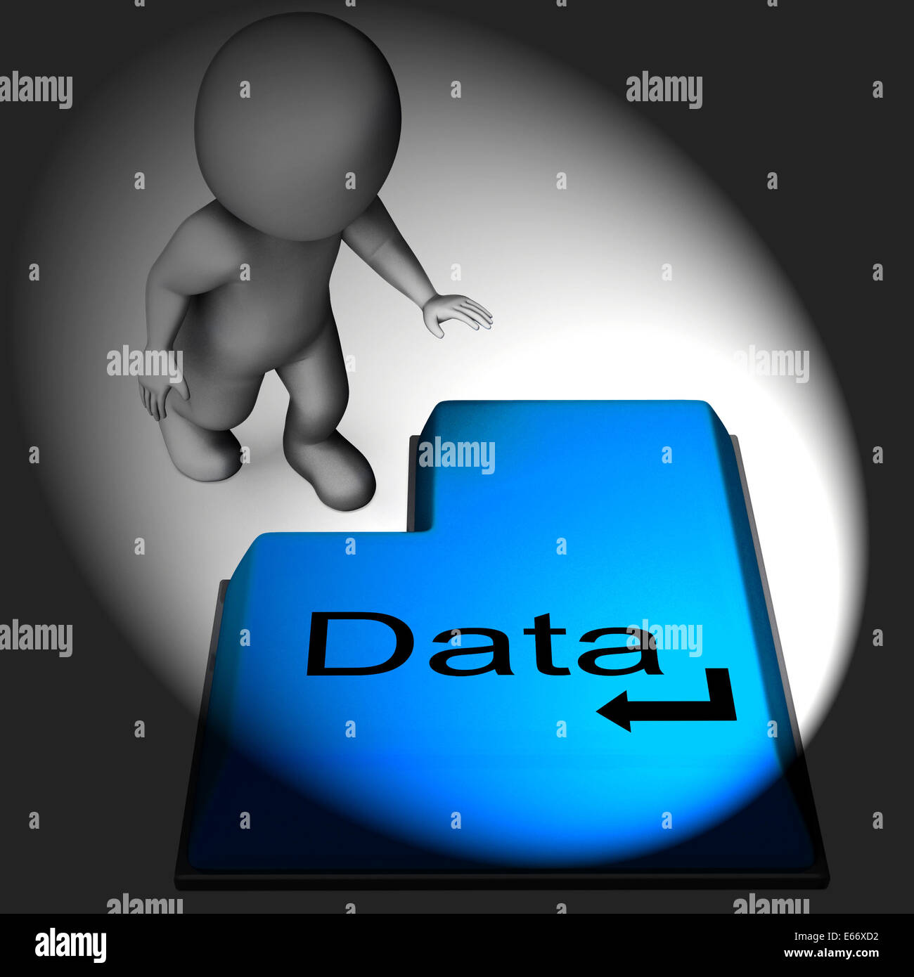 Data Keyboard Meaning Computer Information And Files Stock Photo - Alamy
