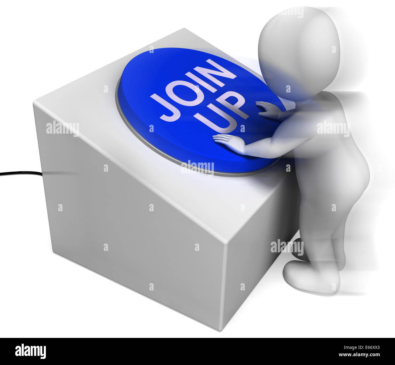 Join Up Pressed Showing Sign Up Or Club Stock Photo - Alamy