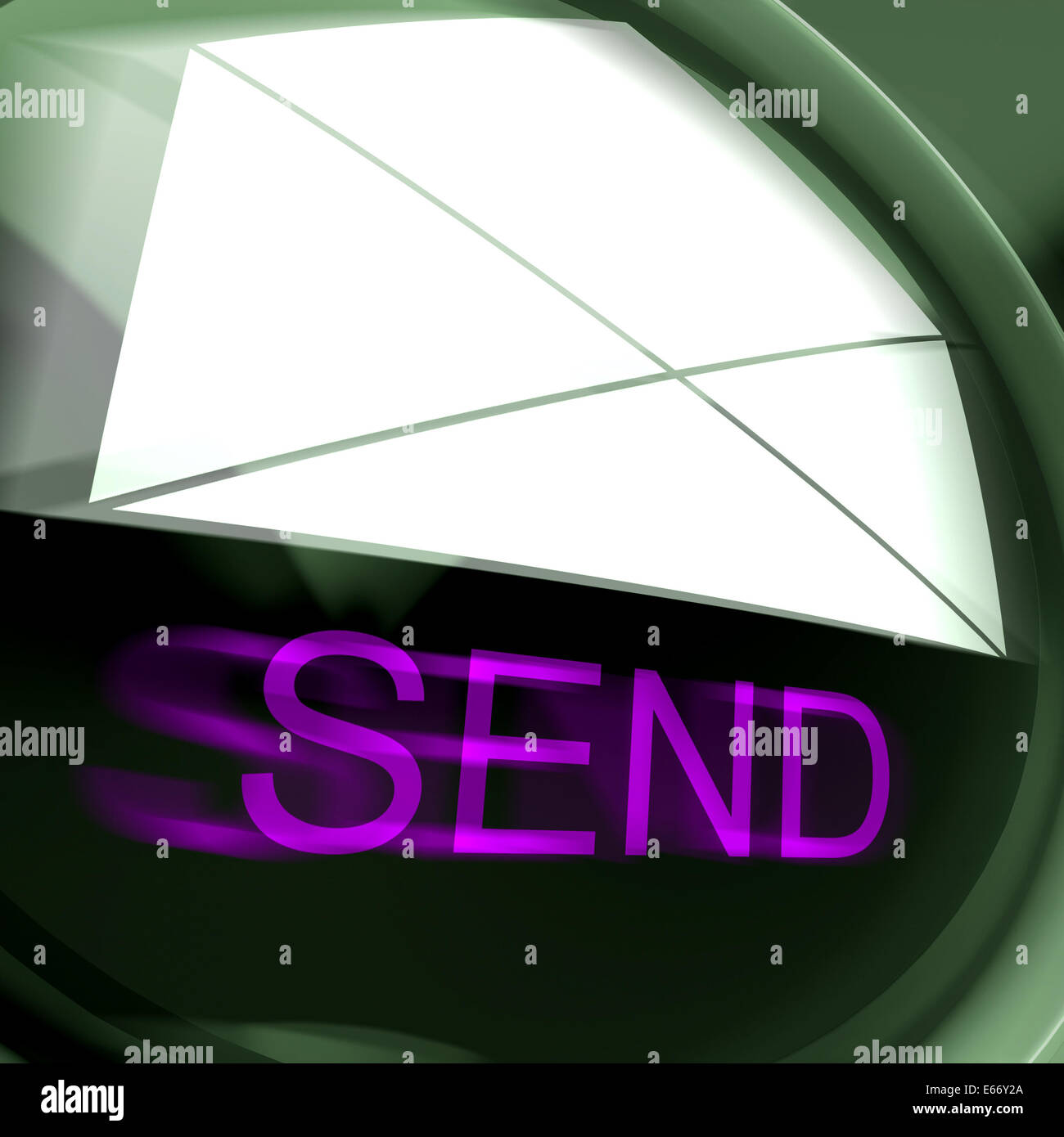 Send Postage Meaning Email Or Post To Recipient Stock Photo Alamy