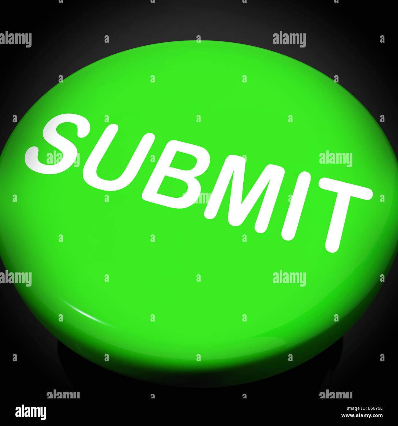 Submit Switch Showing Submitting Submission Or Application Stock Photo