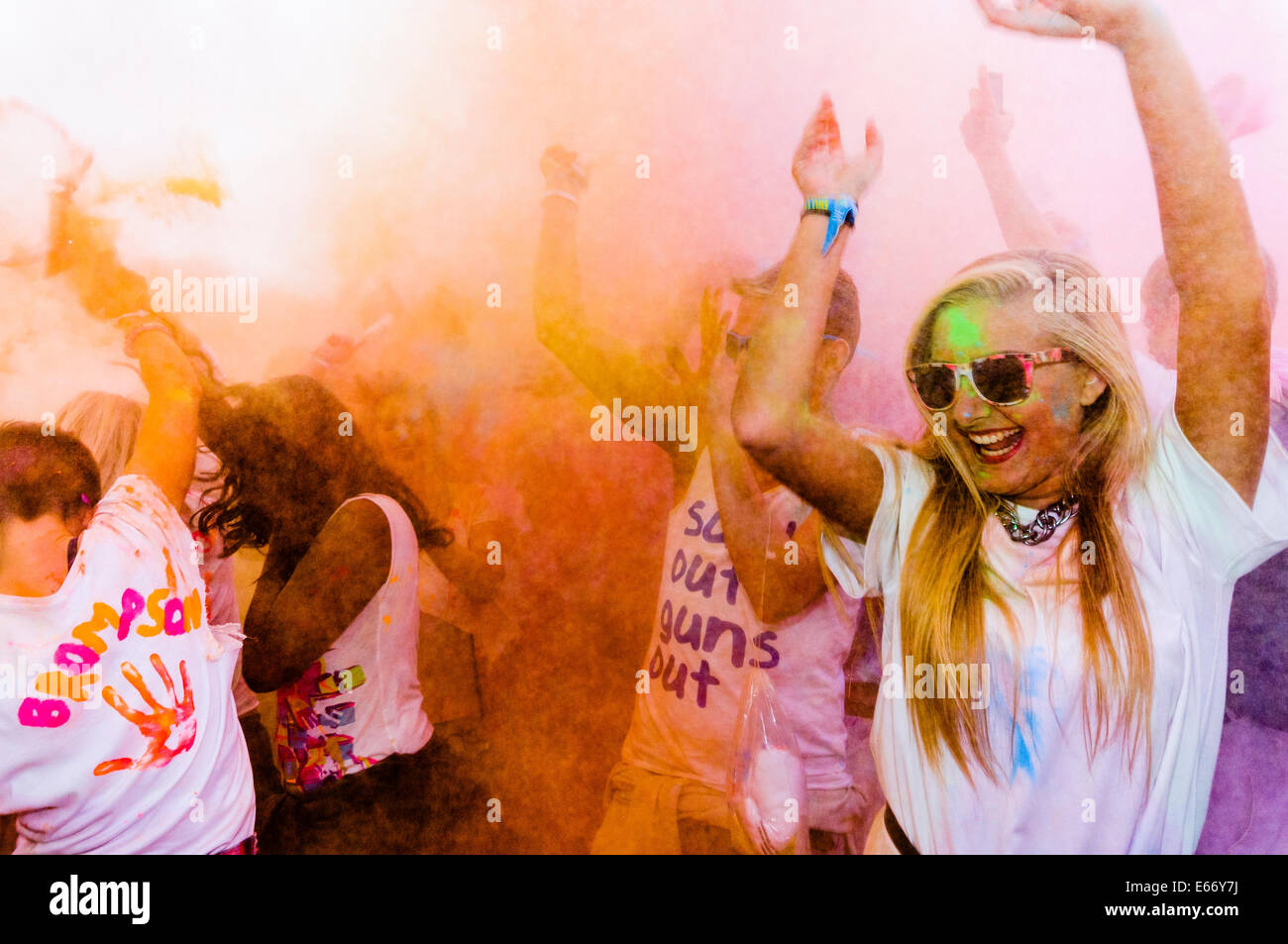 holi colour festival belfast