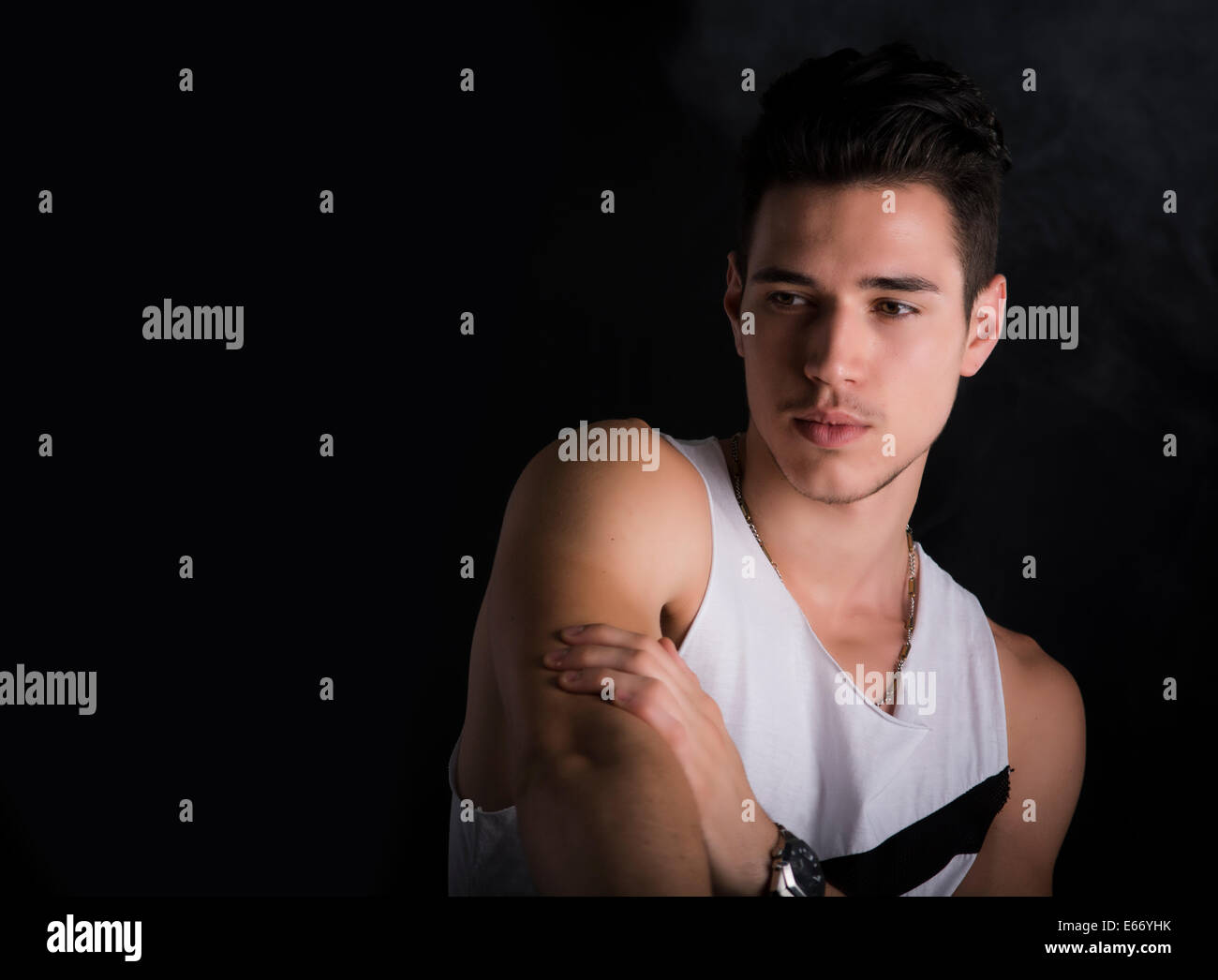 Dark brown hair brown eyes man hi-res stock photography and images - Alamy