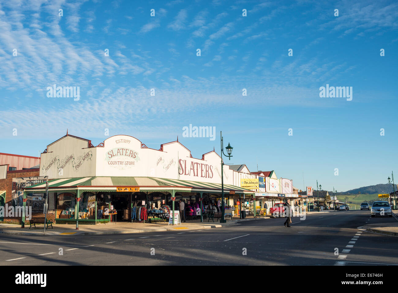 Shops, Sheffield, Tasmania Stock Photo - Alamy