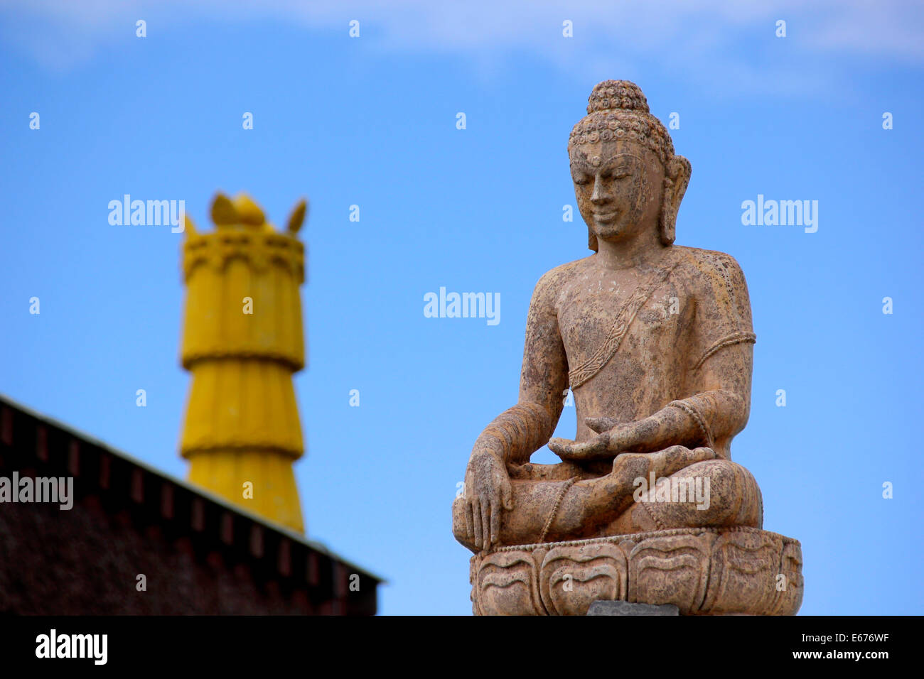 Buddha and Blue Sky Stock Photo - Alamy
