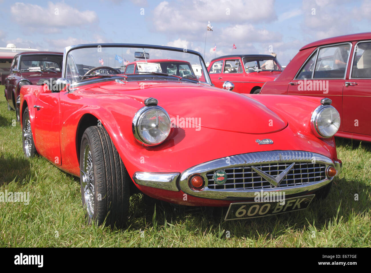 1960 Daimler Dart SP 250 at White Waltham Retro Festival 2014 Stock