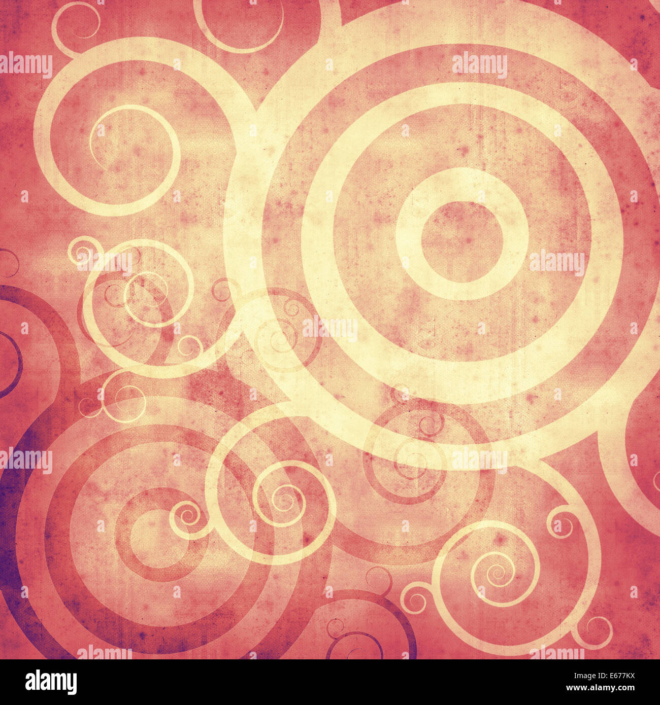 textured old paper background with funky design Stock Photo - Alamy