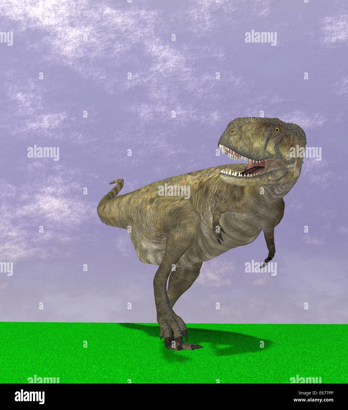 Dinosaurier Abelisaurus / dinosaur Abelisaurus Stock Photo