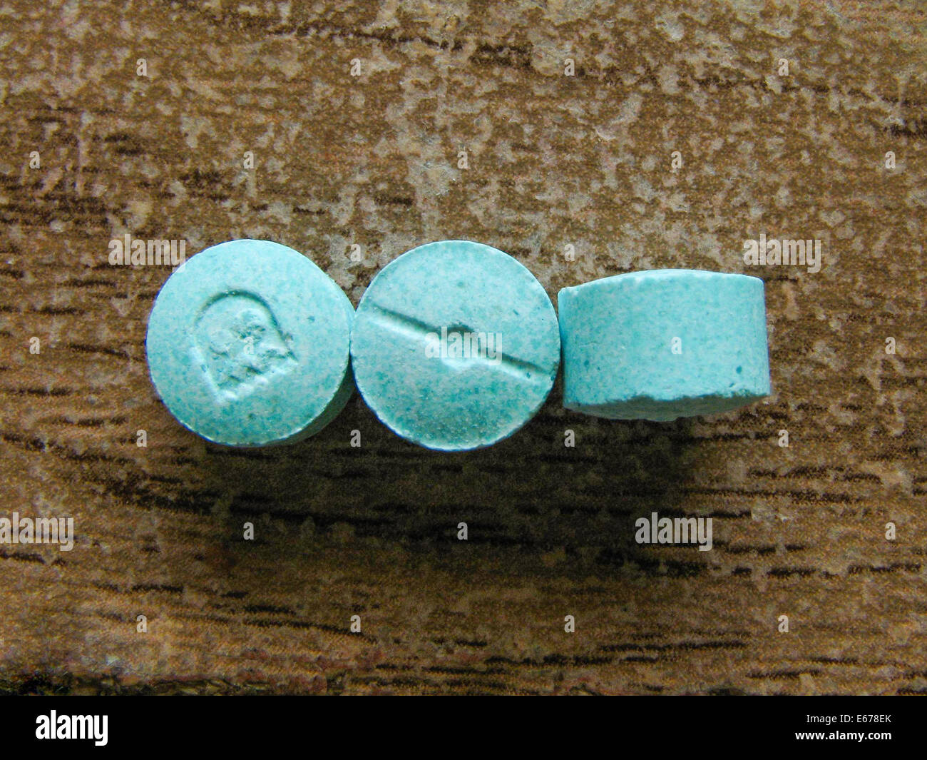 Fake Ecstasy Pills Know As Blue Ghosts Containing Pma See Description For More Information Stock Photo Alamy