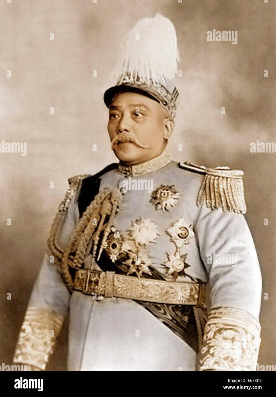 Yuan Shikai (1859-1916) first President of the Republic of China from 1912 until 1916. Stock Photo