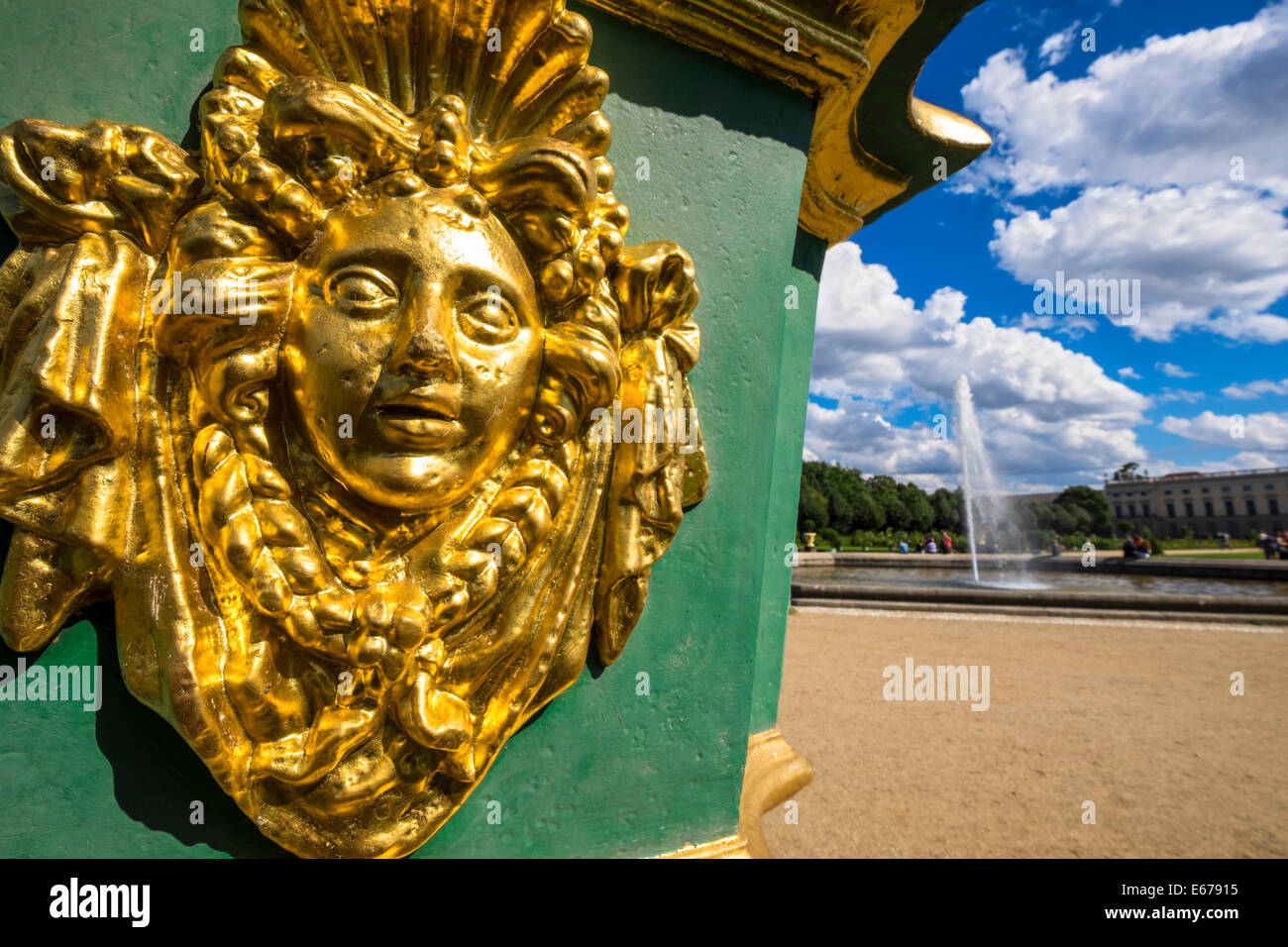 Gardens of the Schloss Charlottenburg Berlin Germany Stock Photo