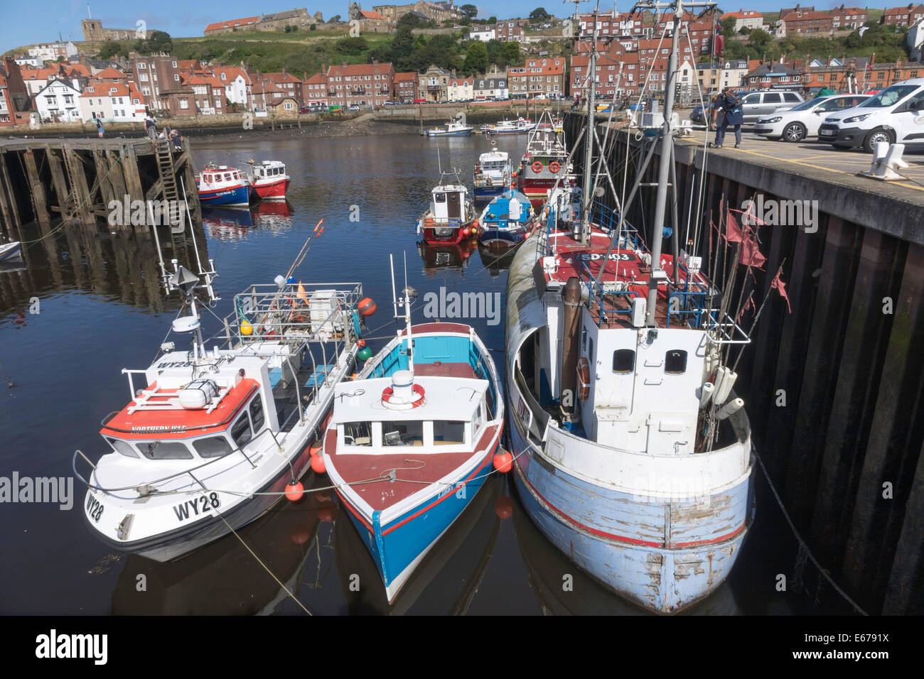 Whitby commercial fishing boat hires stock photography and images Alamy