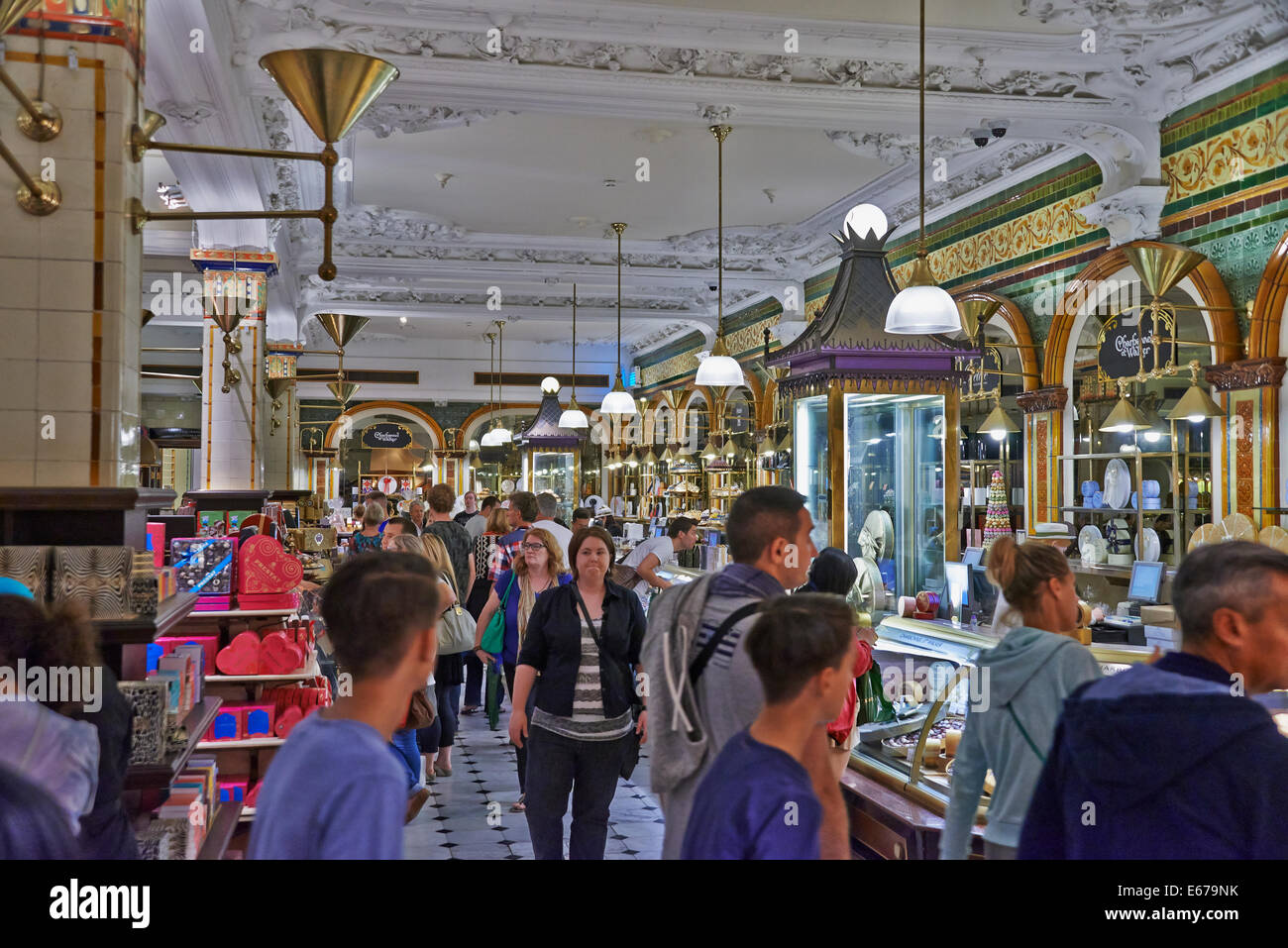 Harrods is an upmarket department store located in Brompton Road in