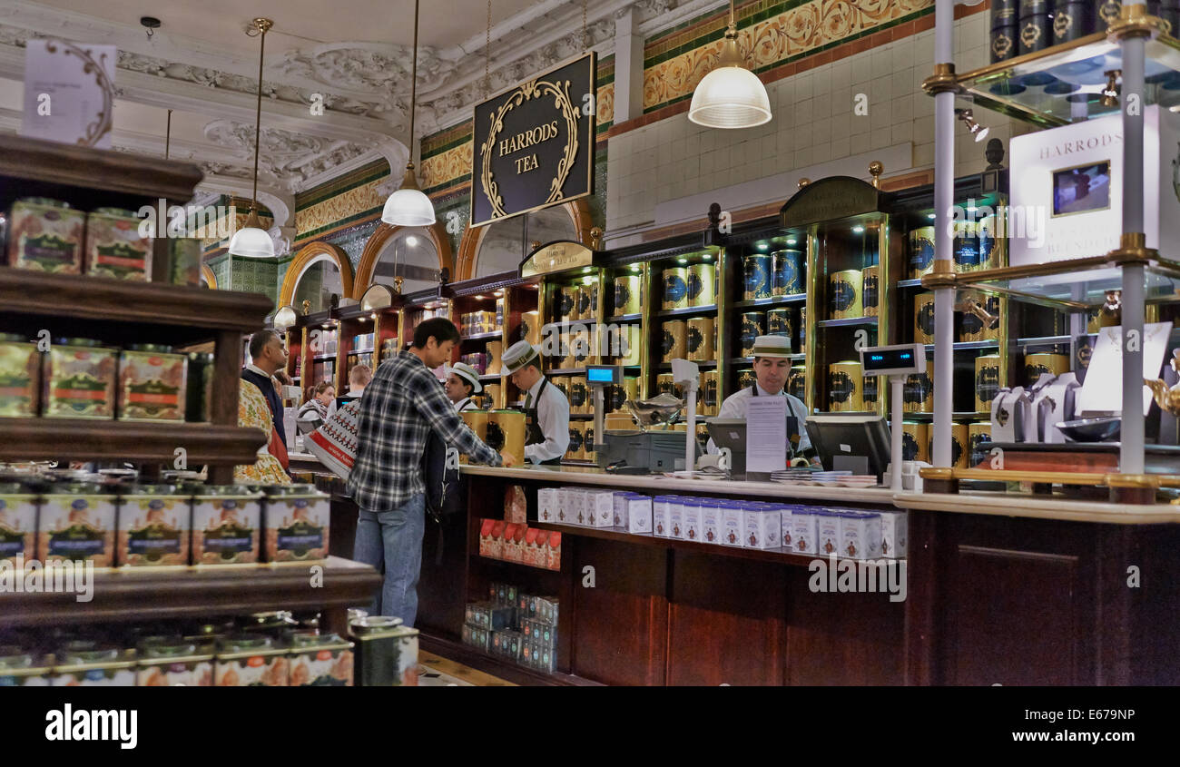 Harrods is an upmarket department store located in Brompton Road in