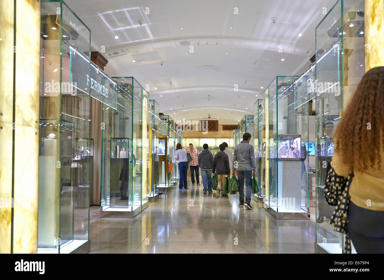 Harrods is an upmarket department store located in Brompton Road in