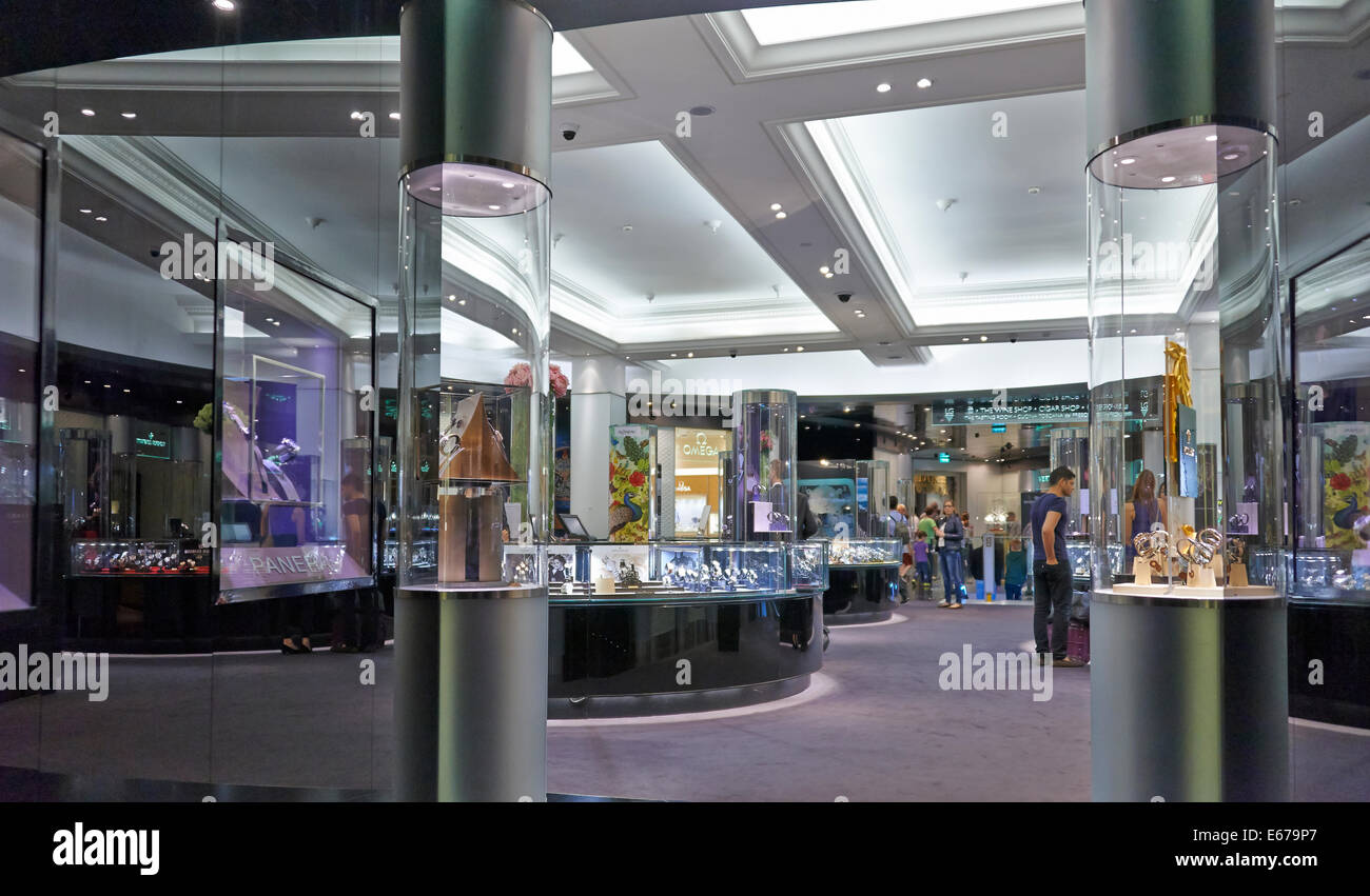 Harrods is an upmarket department store located in Brompton Road in