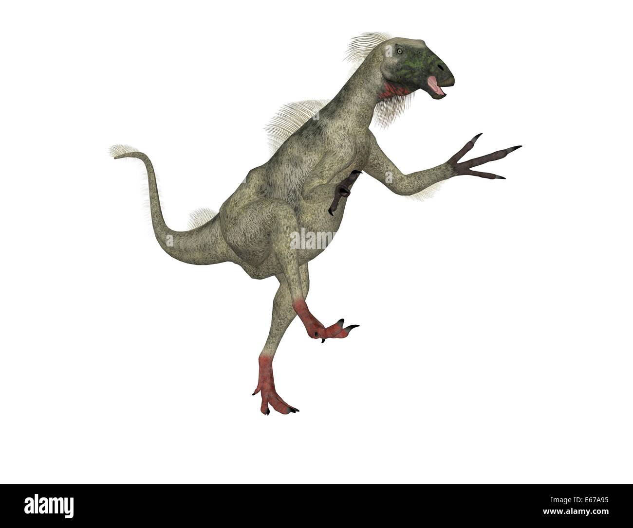 Dinosaurier Beipiaosaurus / dinosaur Beipiaosaurus Stock Photo