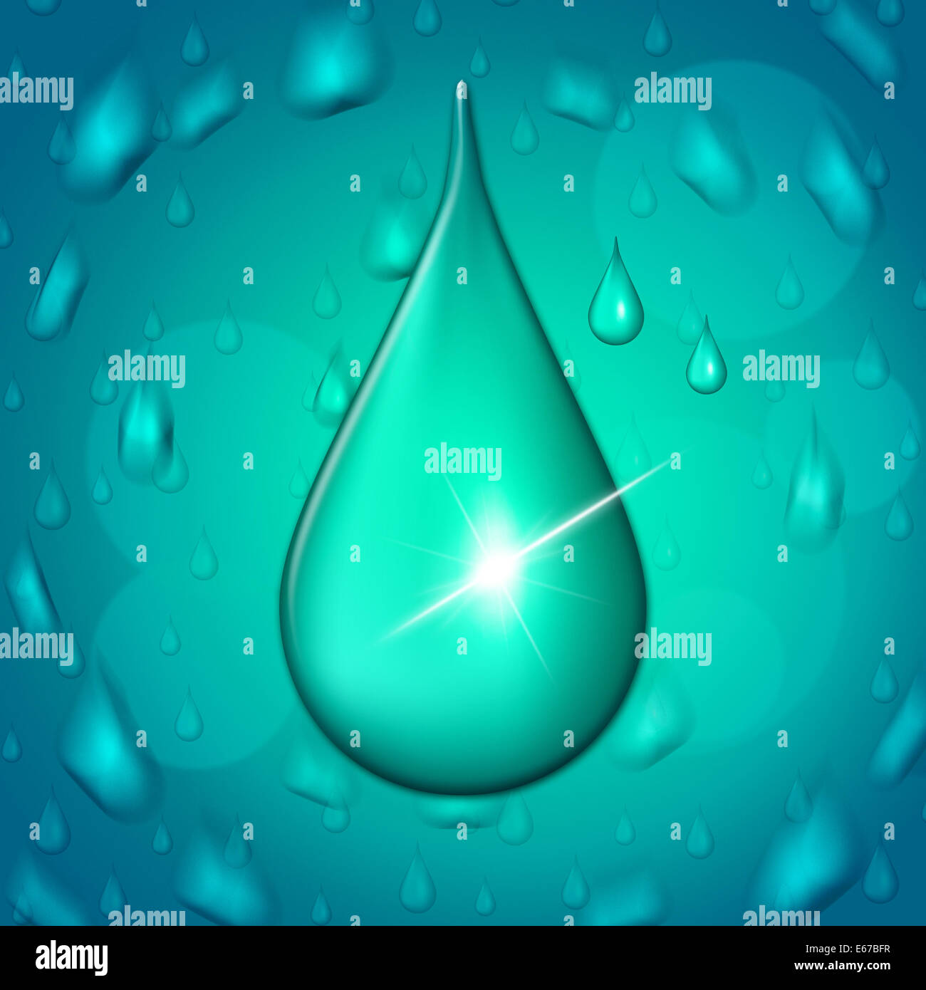 Rain Drop Meaning Liquid Drip And Downpour Stock Photo Alamy