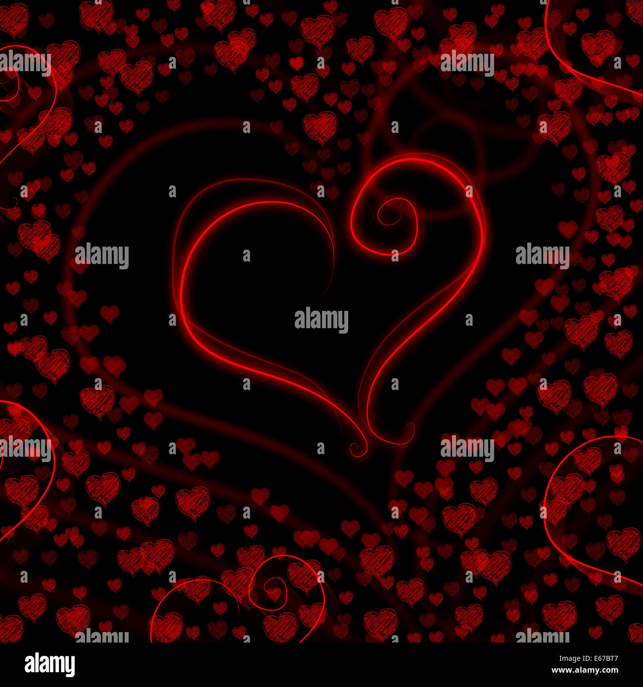 Love Background Representing Valentines Day And Hearts Stock Photo - Alamy